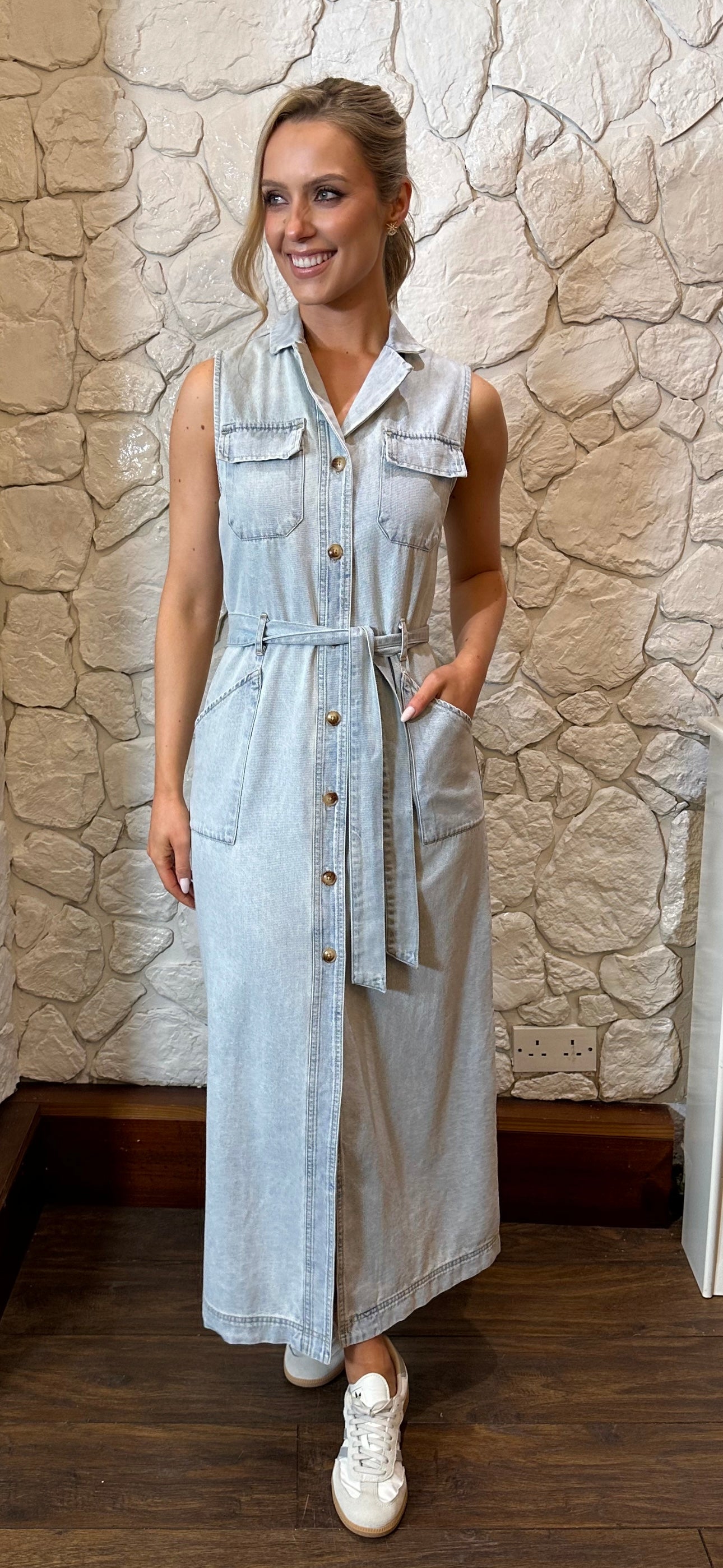 Faded Midi Dress