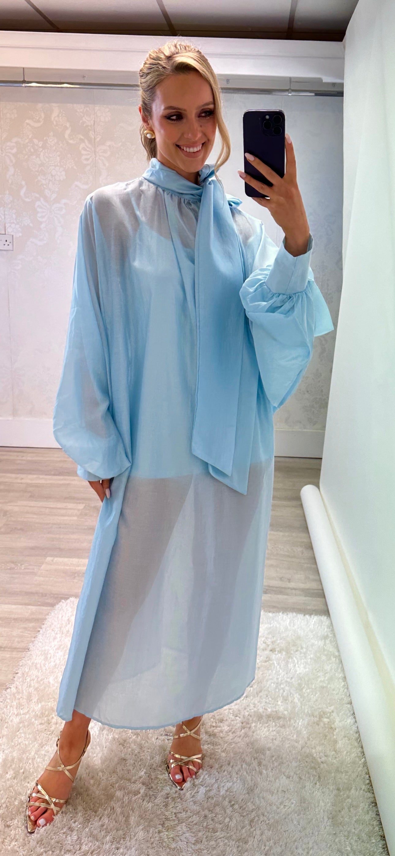 Sky Shift Dress