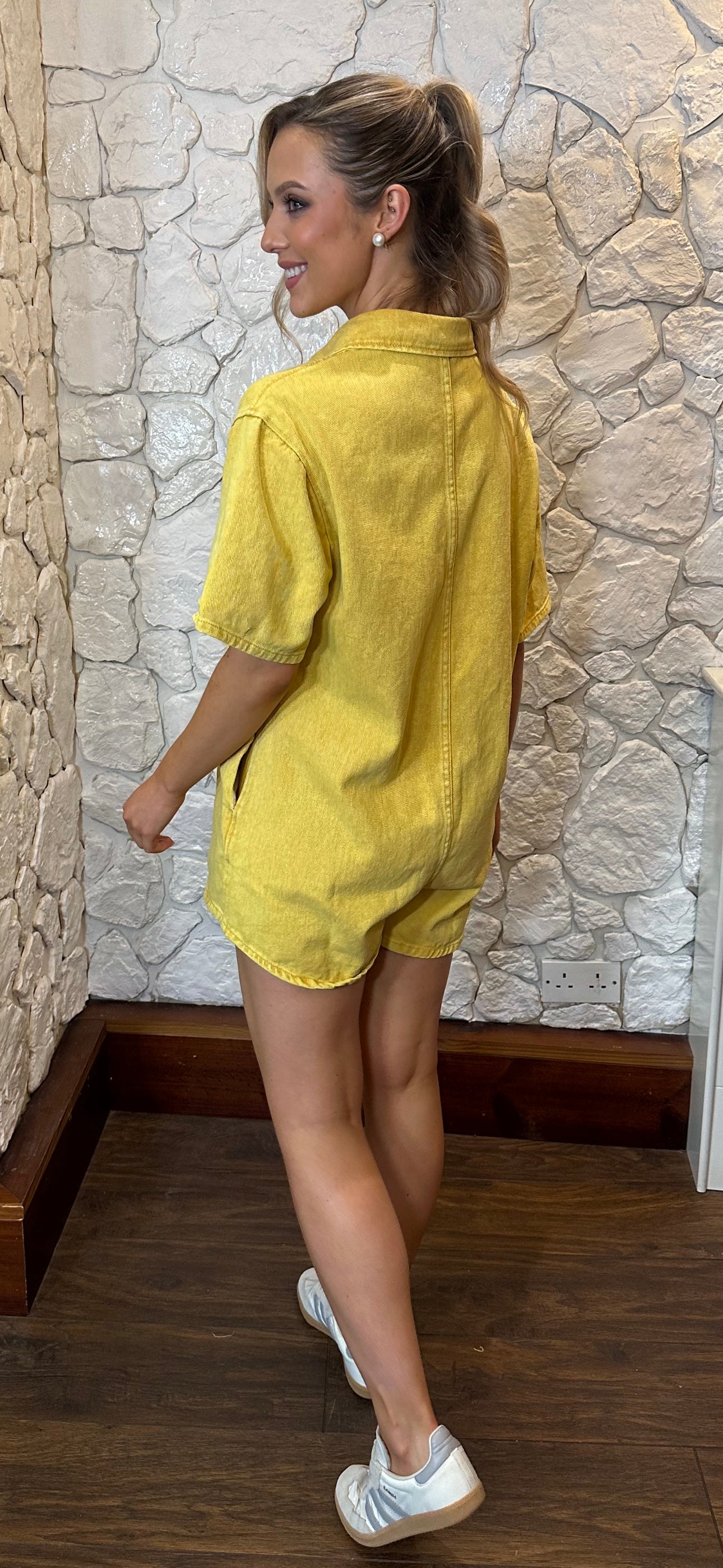 Yellow Playsuit
