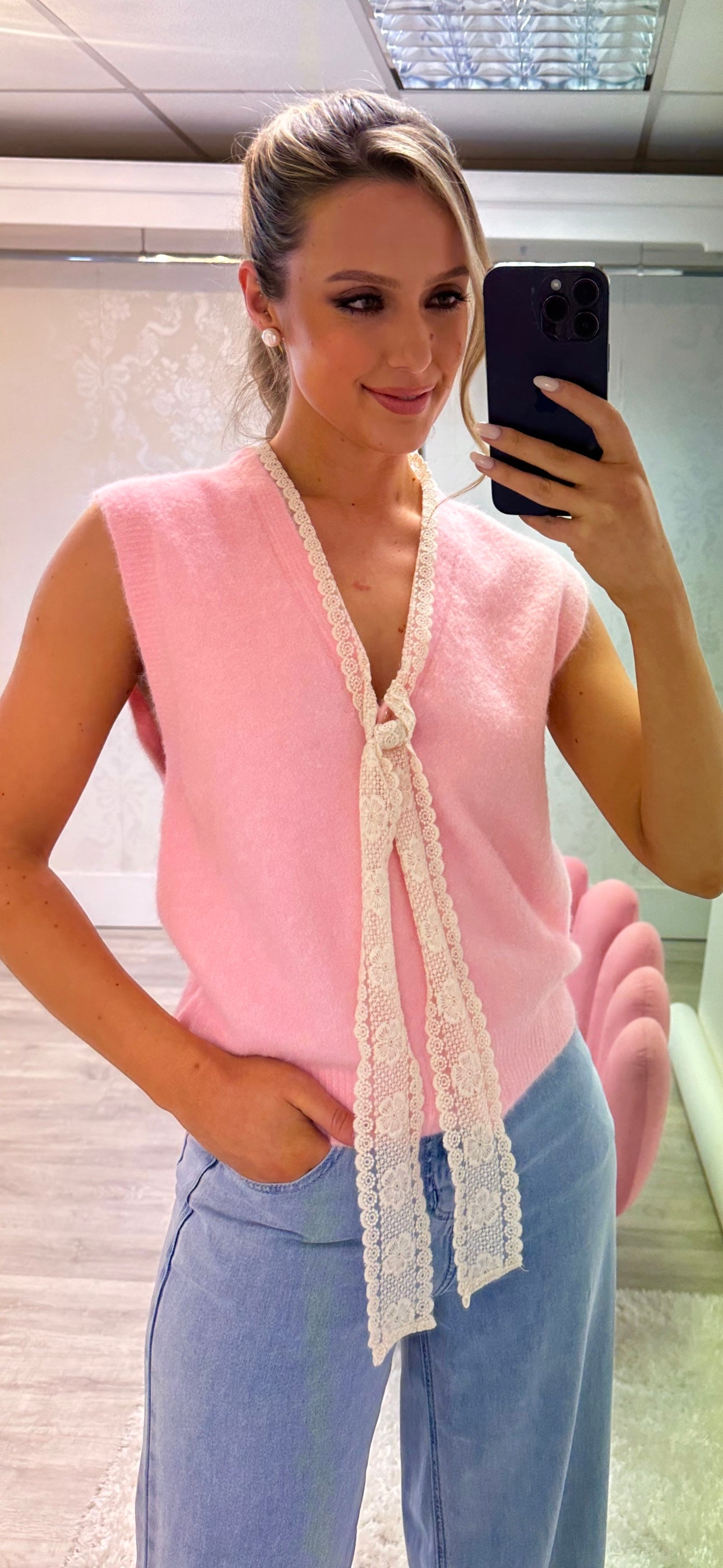 Pink Tie Waistcoat