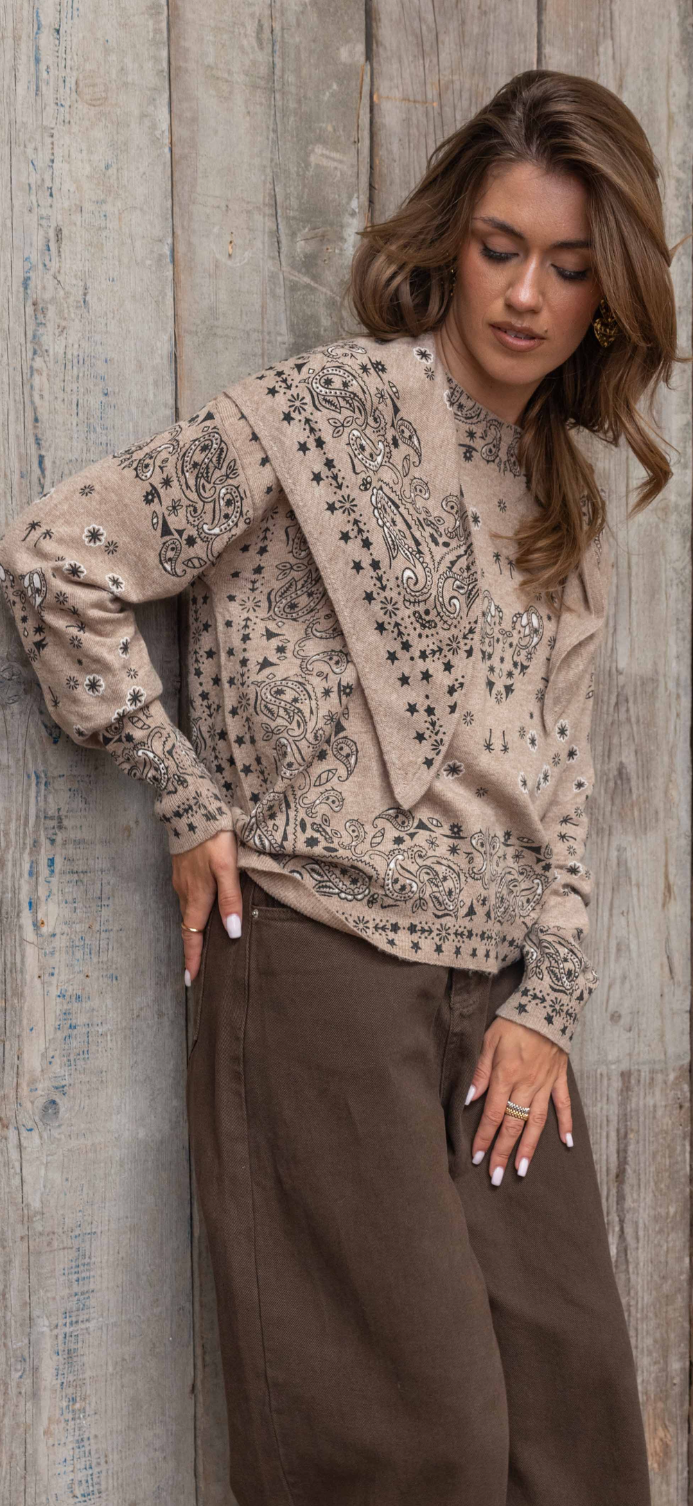 Slim Paisley Jumper