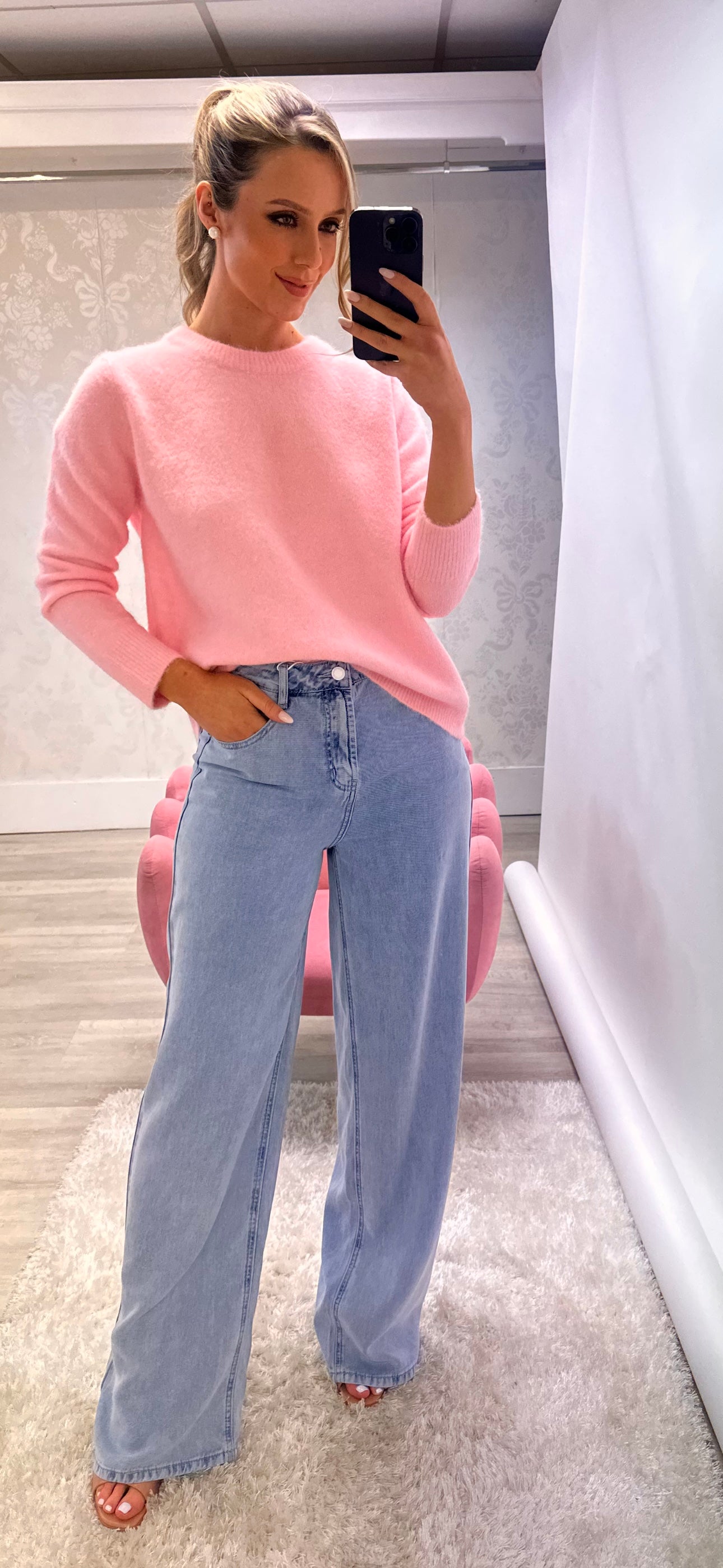 Pink Pearl Knit