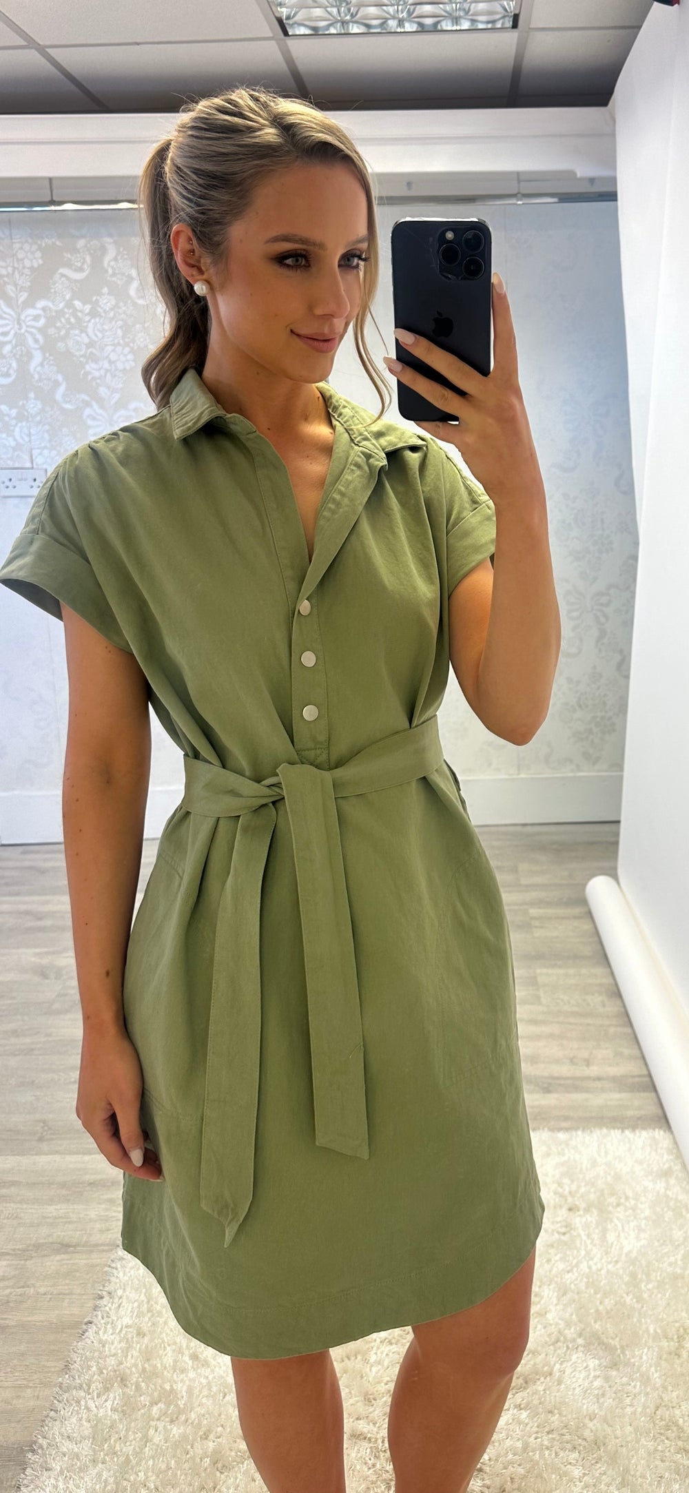 Mini Denim Dress