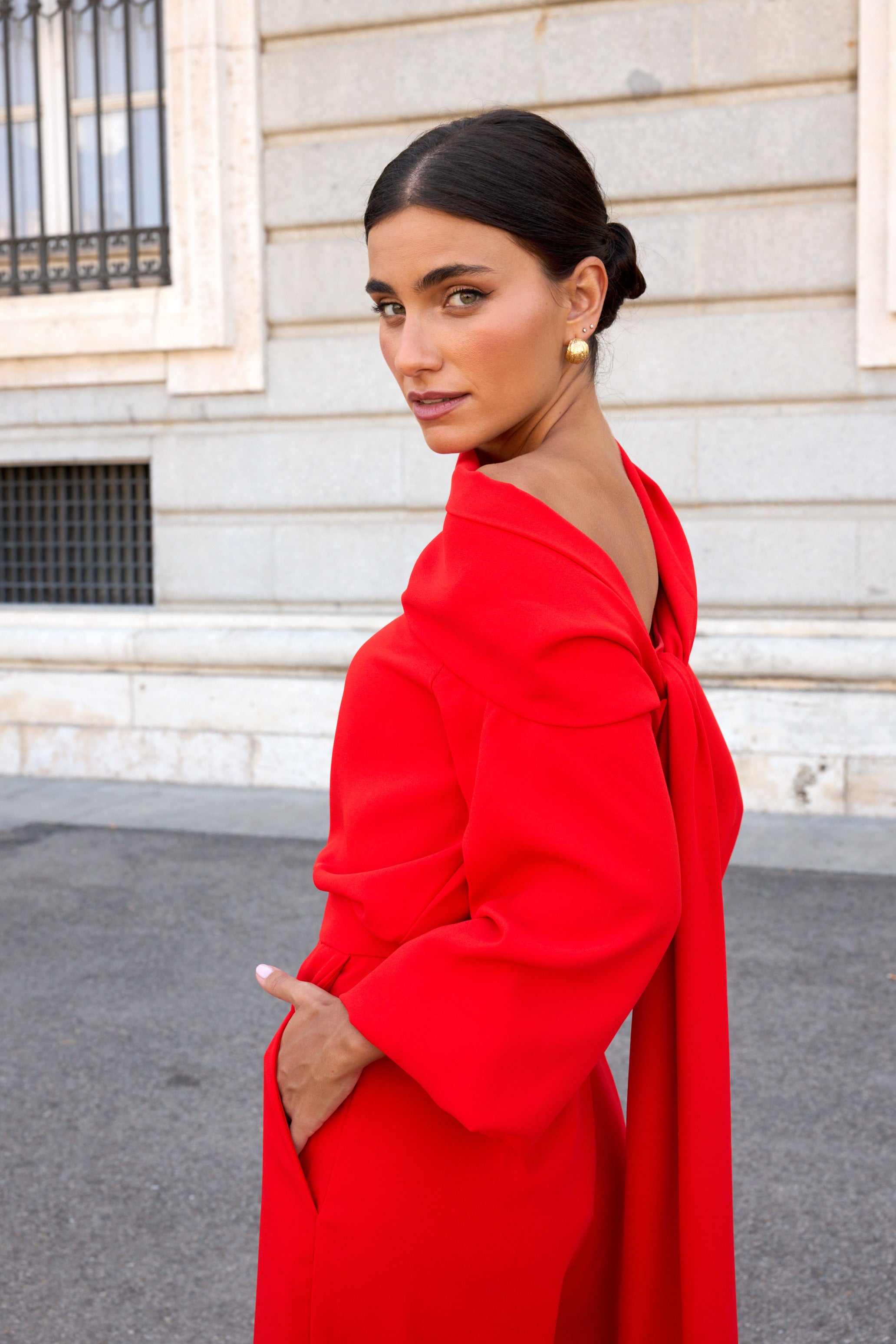 Red Drape Set