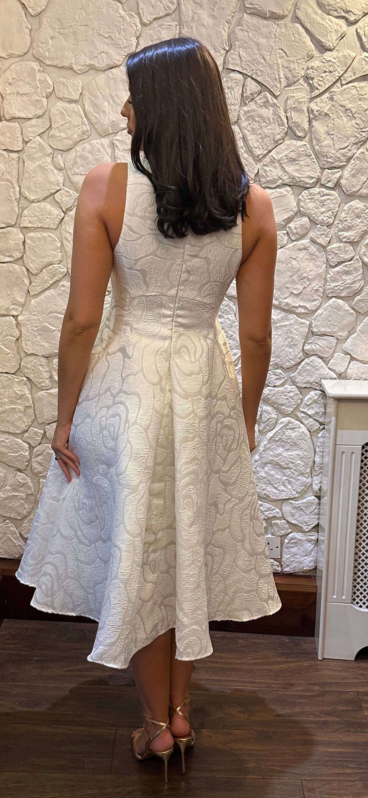 White Embellish Flare