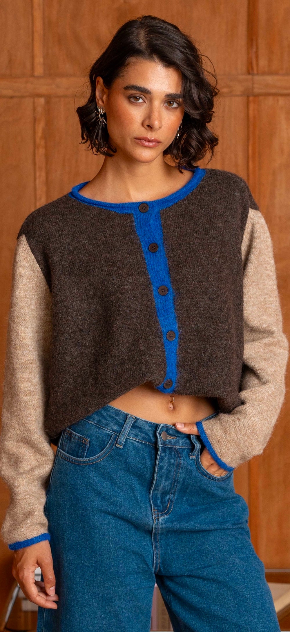 Colourblock Nia Knit
