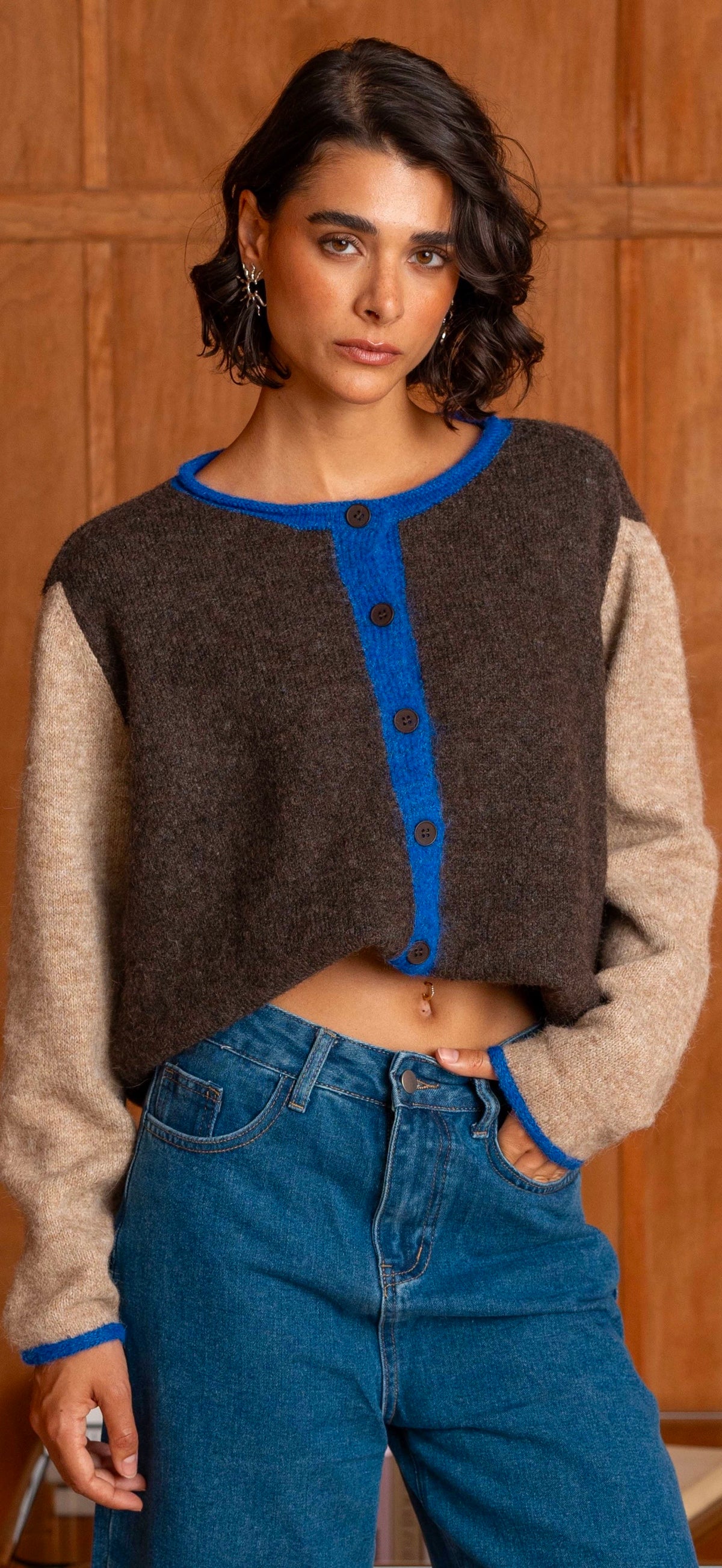 Colourblock Nia Knit
