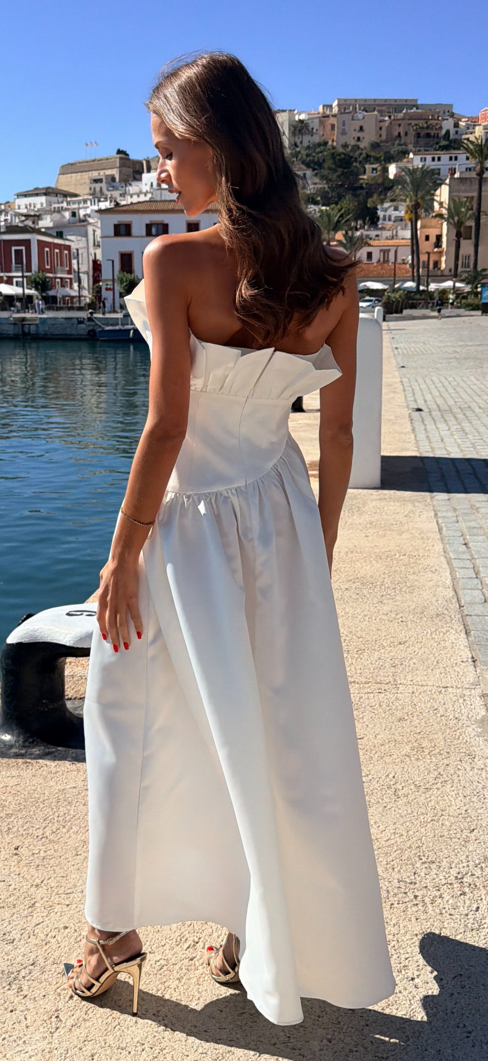 White Emma Dress