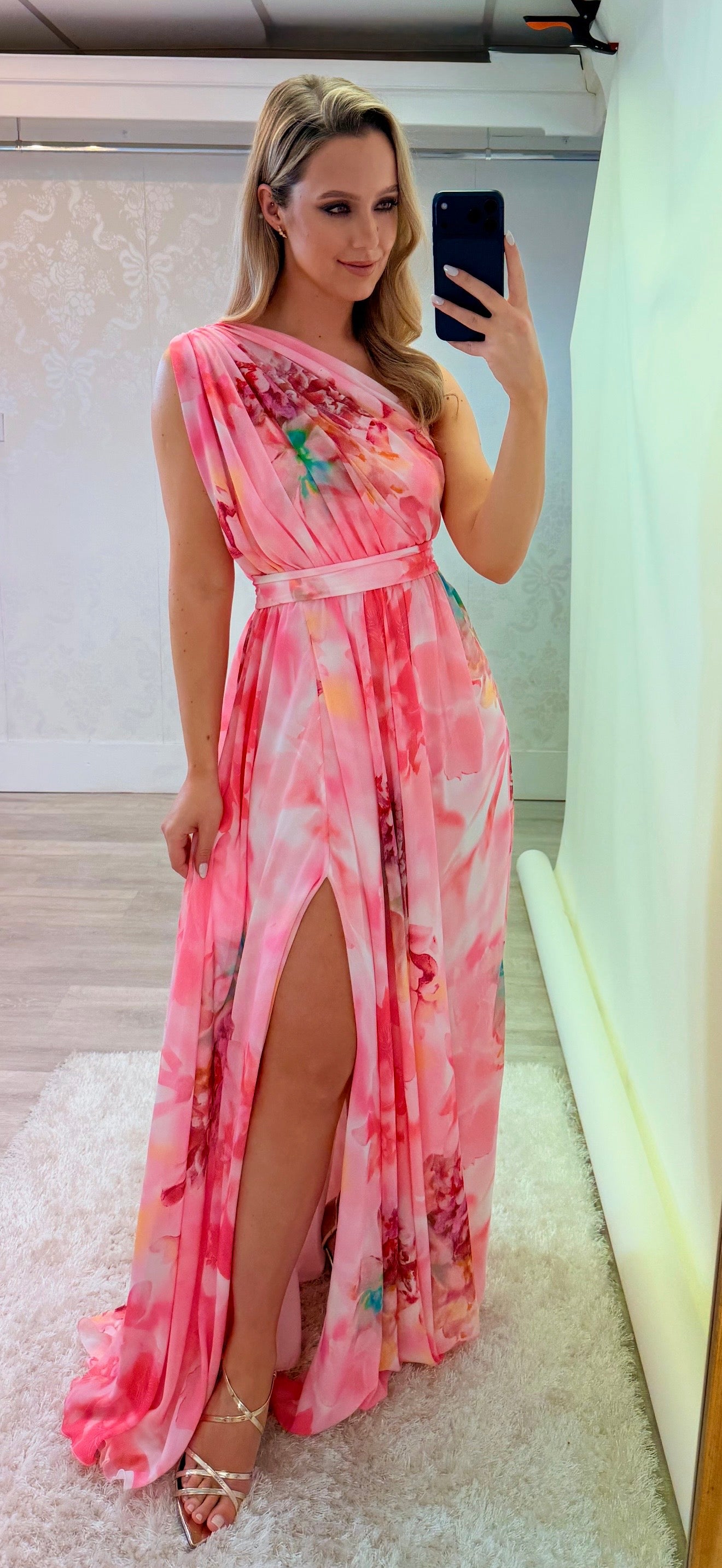 Pink Floral Maxi