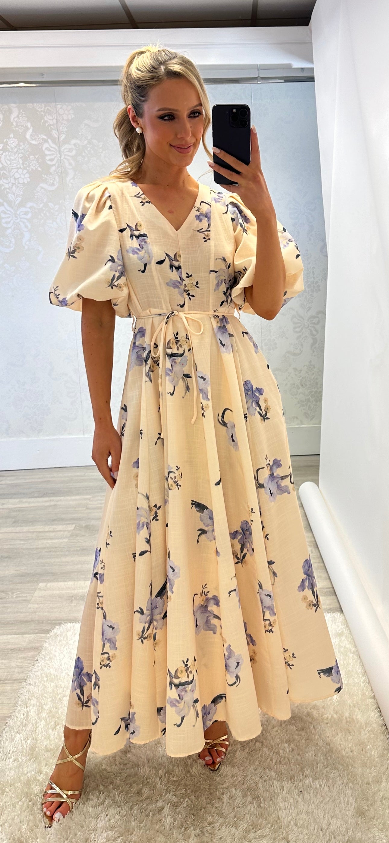 Lilac Ditsy Dress