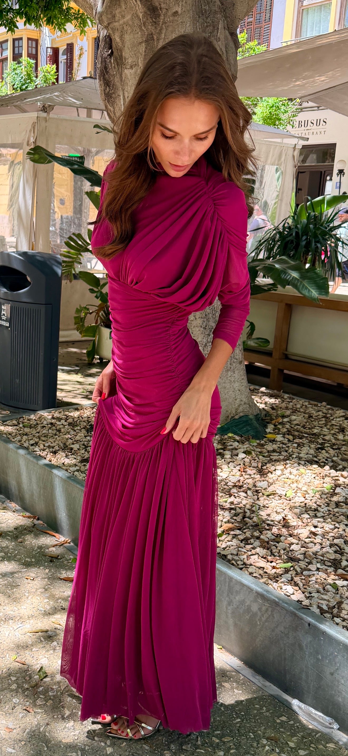 Magenta Dress