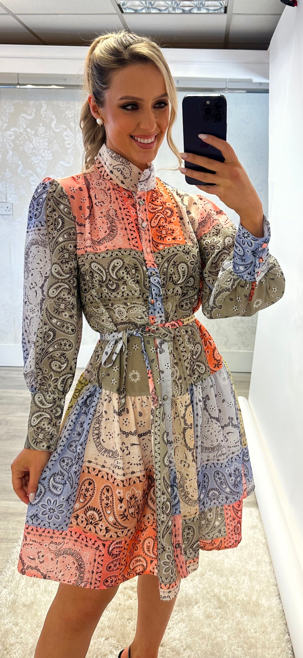 Paisley Mini Dress