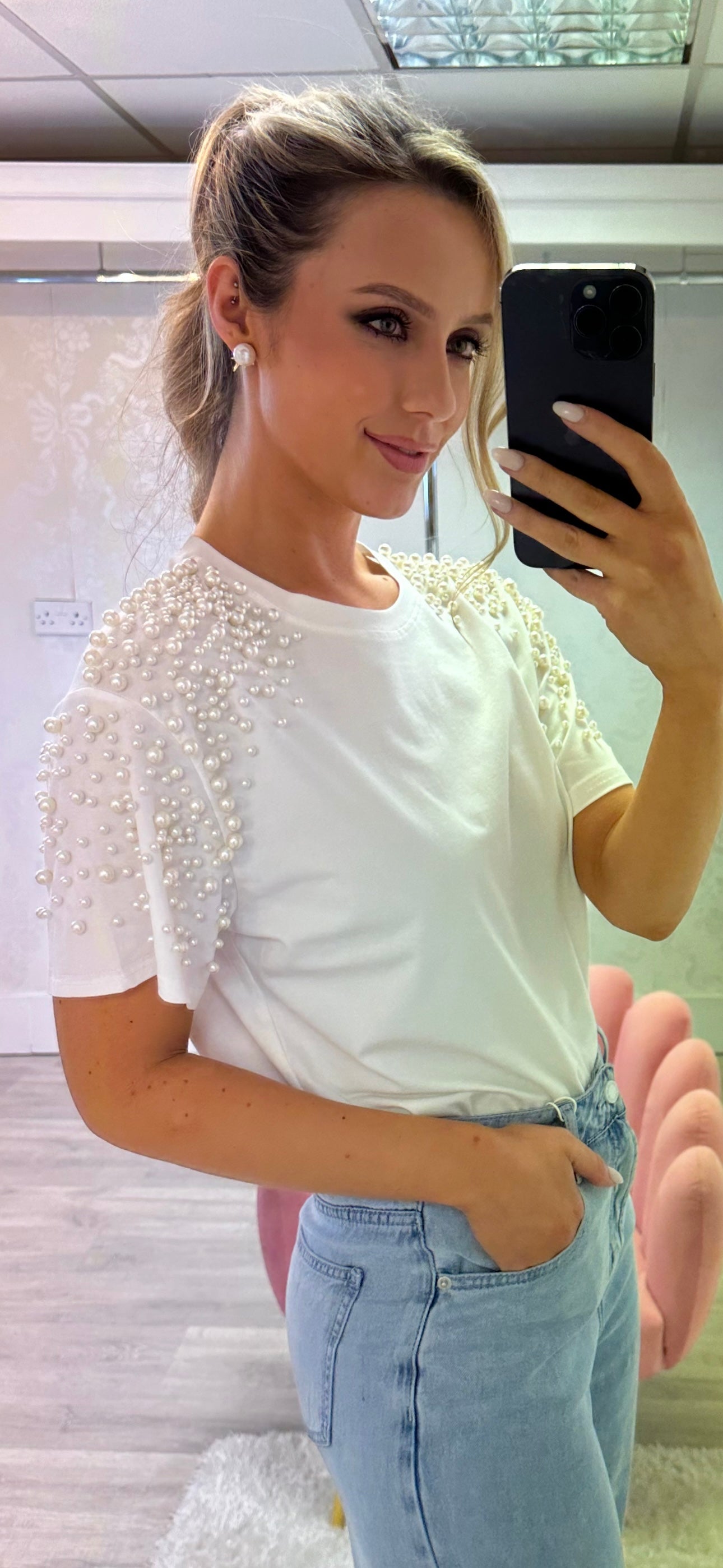 White Pearl Tee