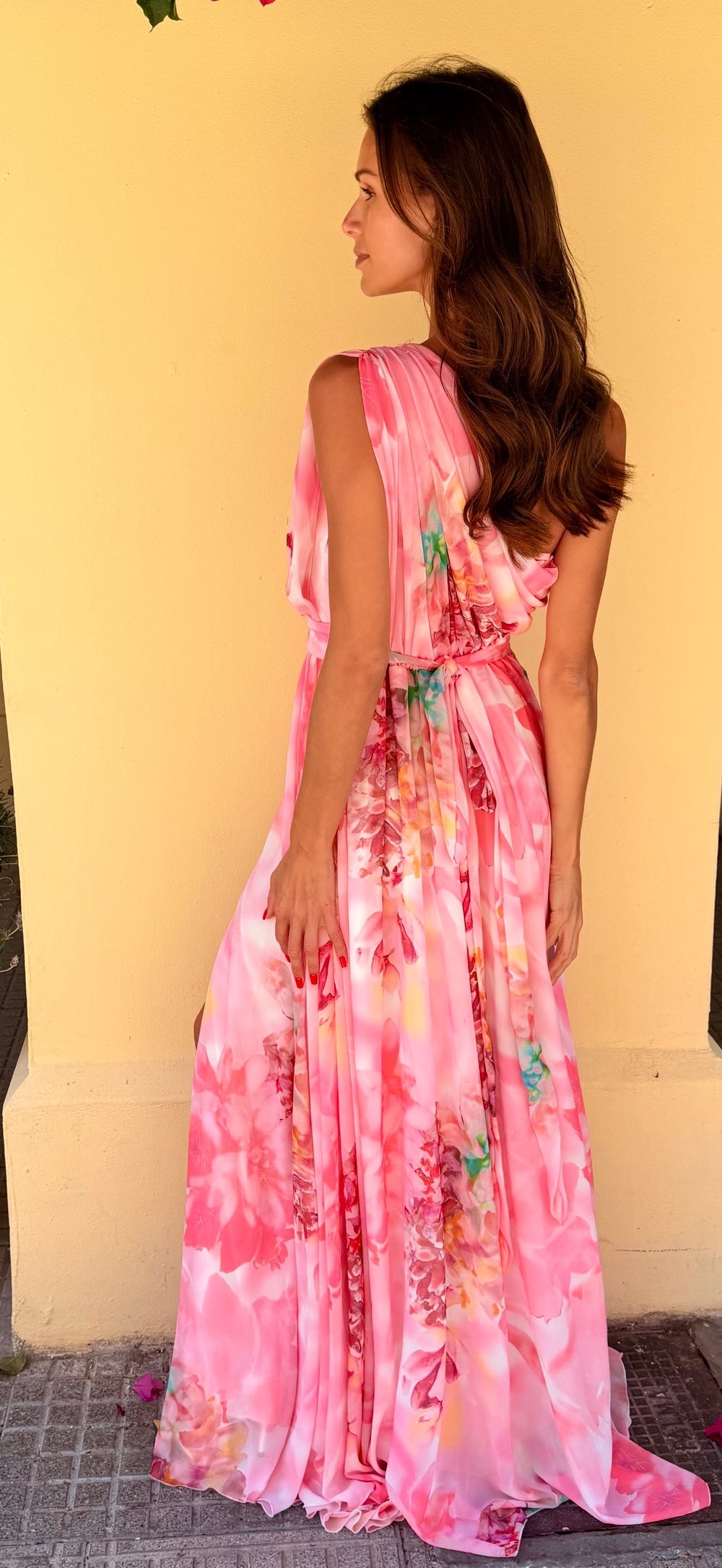 Pink Floral Maxi