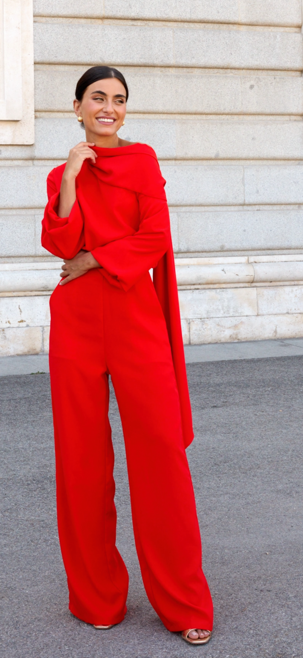 Red Drape Set