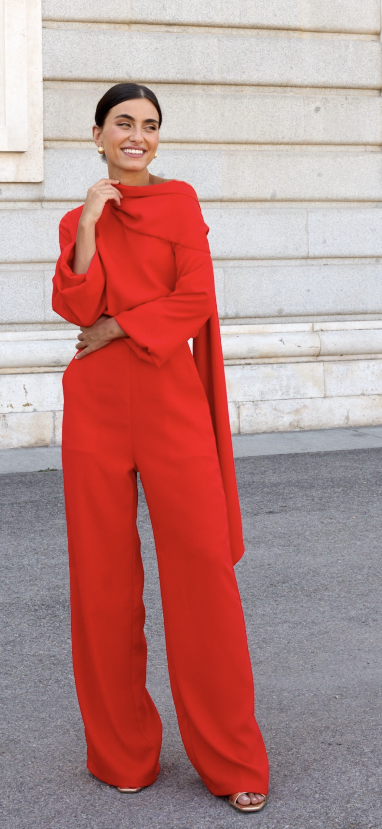Red Drape Set