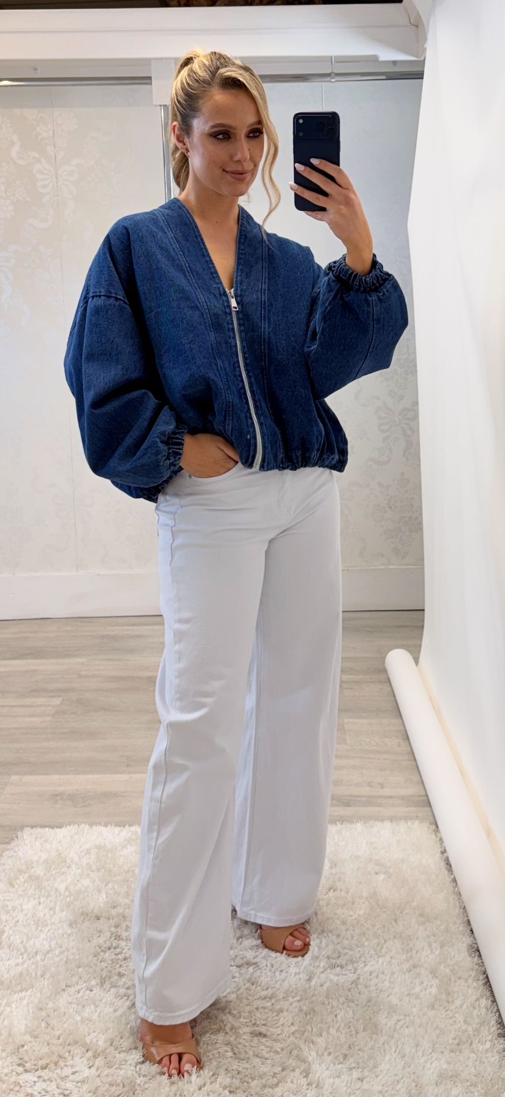 Zip Denim Jacket