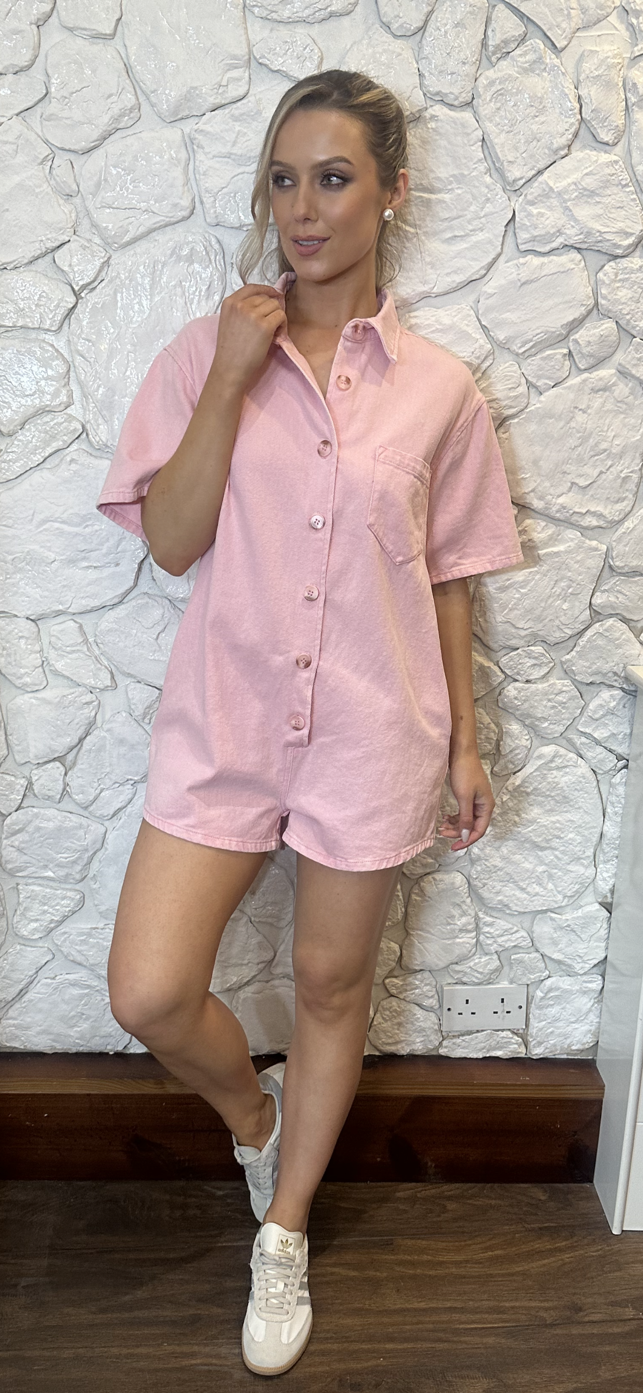 Pink Playsuit