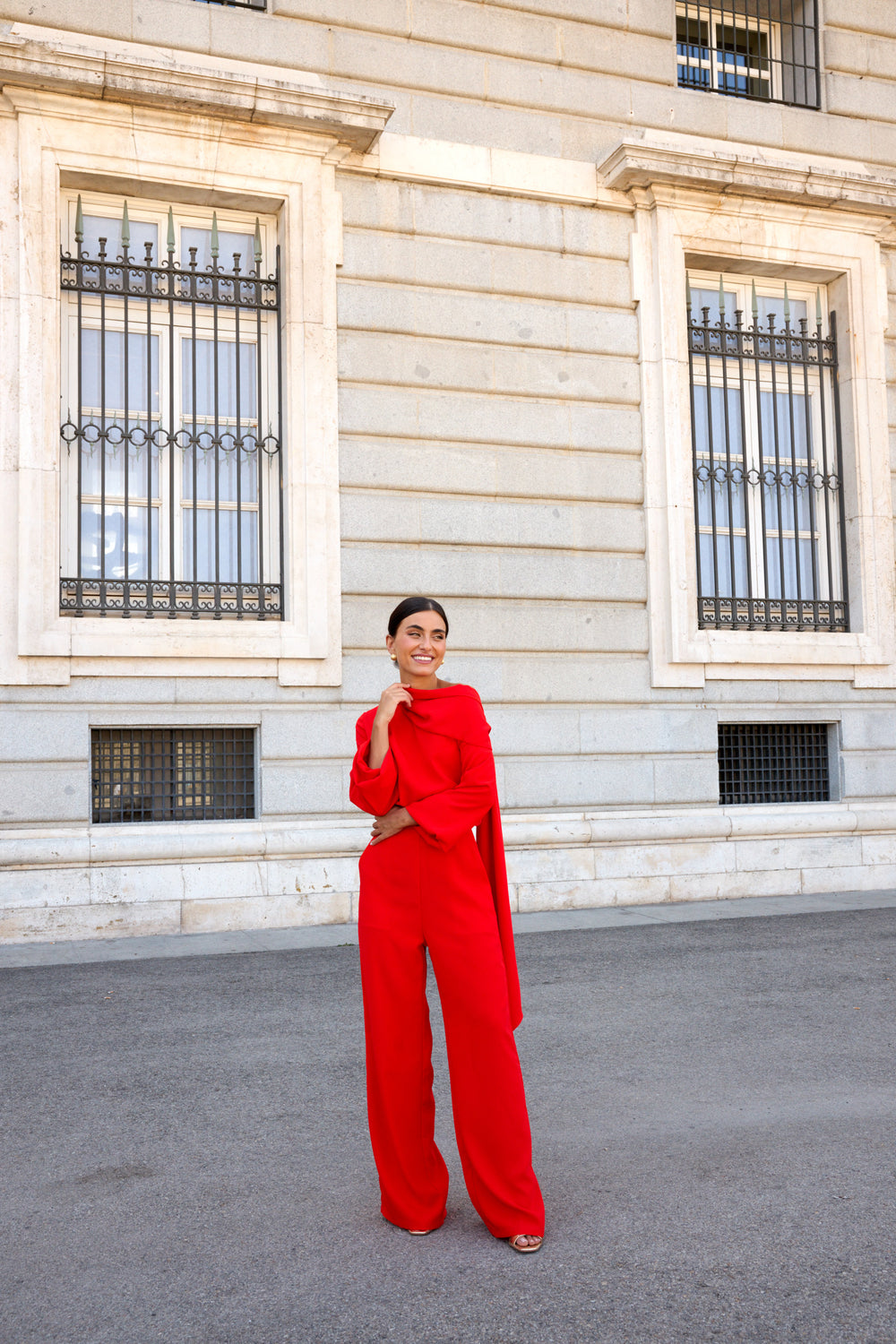 Red Drape Set