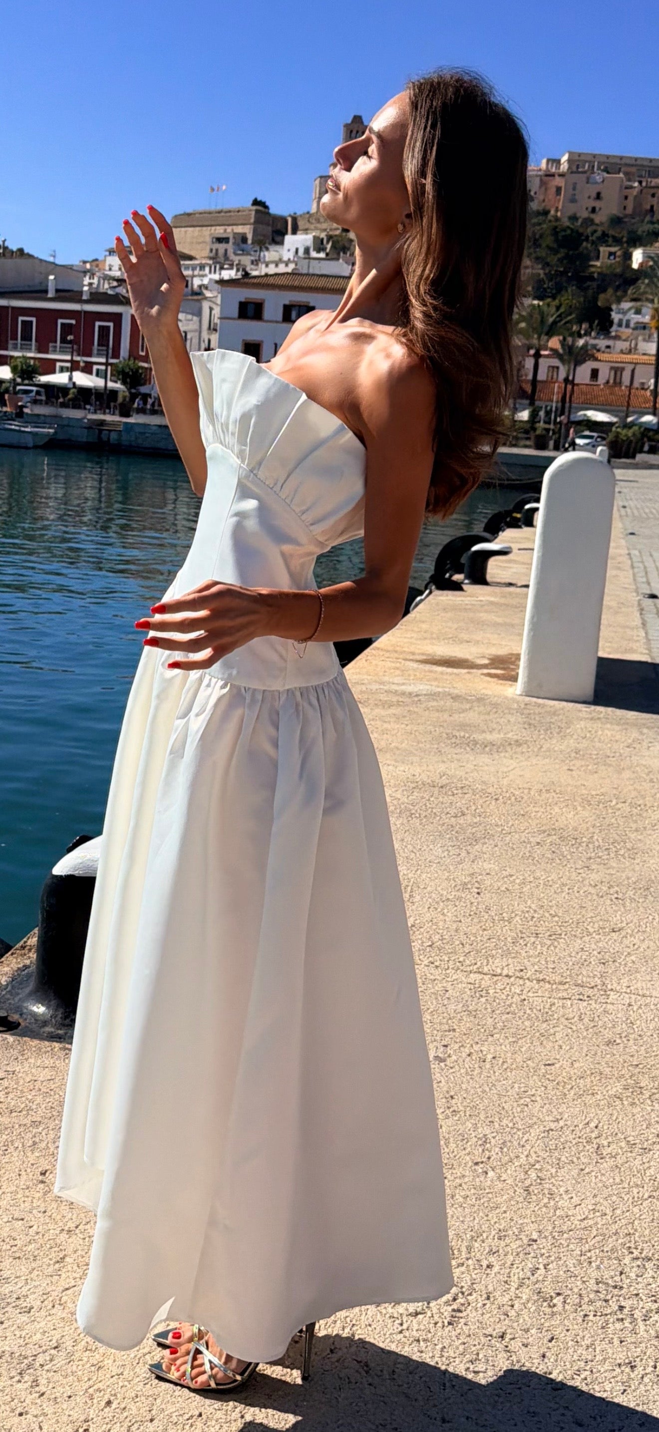 White Emma Dress