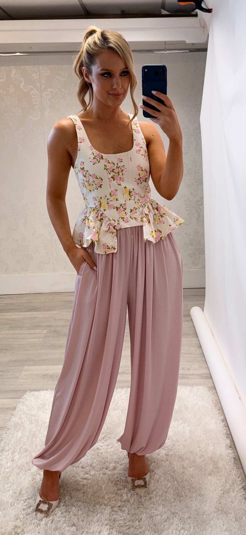 Pink Billow Pants
