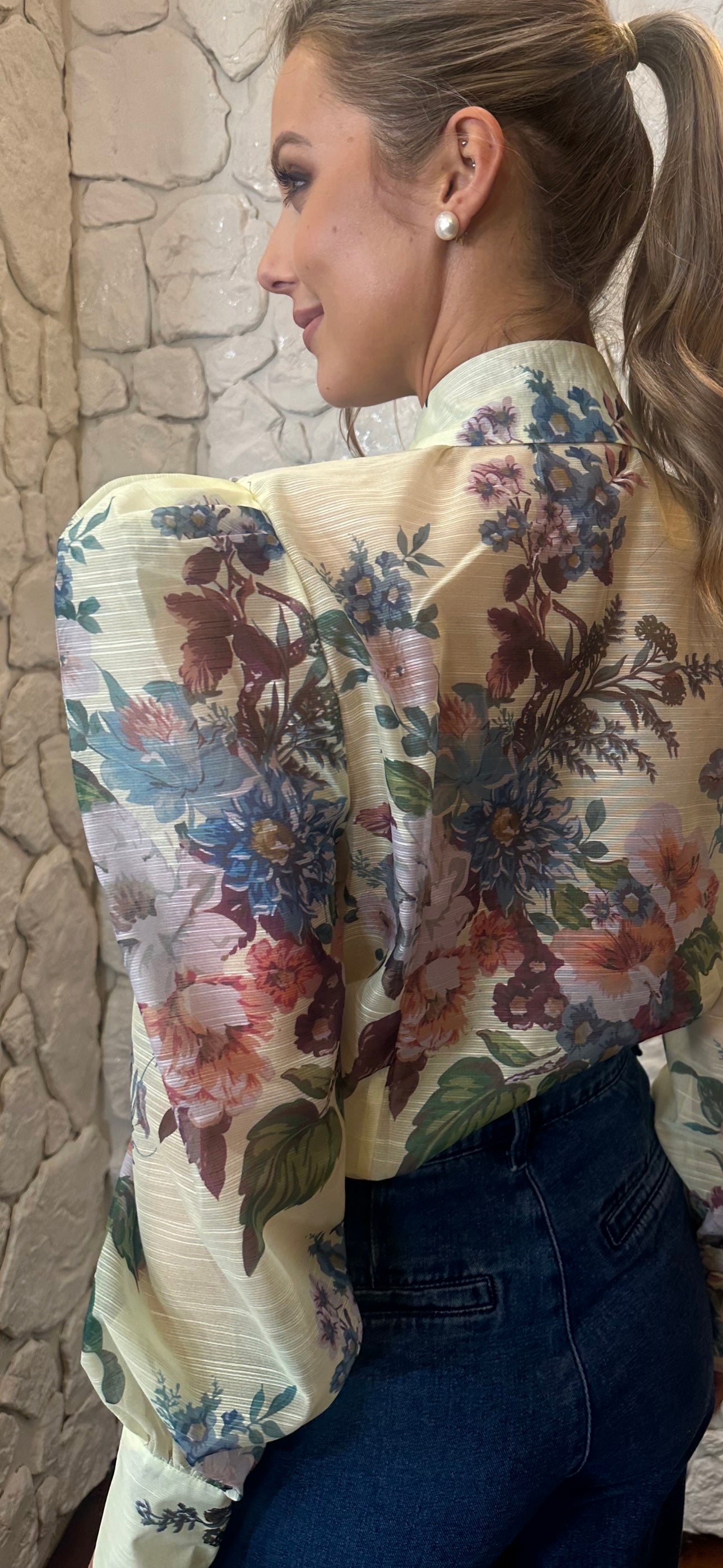 Lemon Floral Shirt