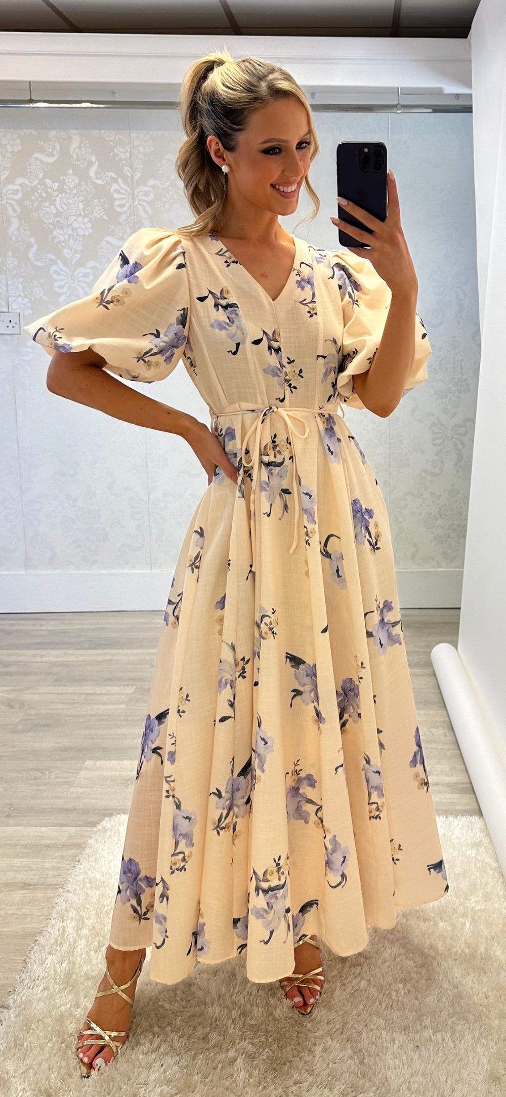 Lilac Ditsy Dress