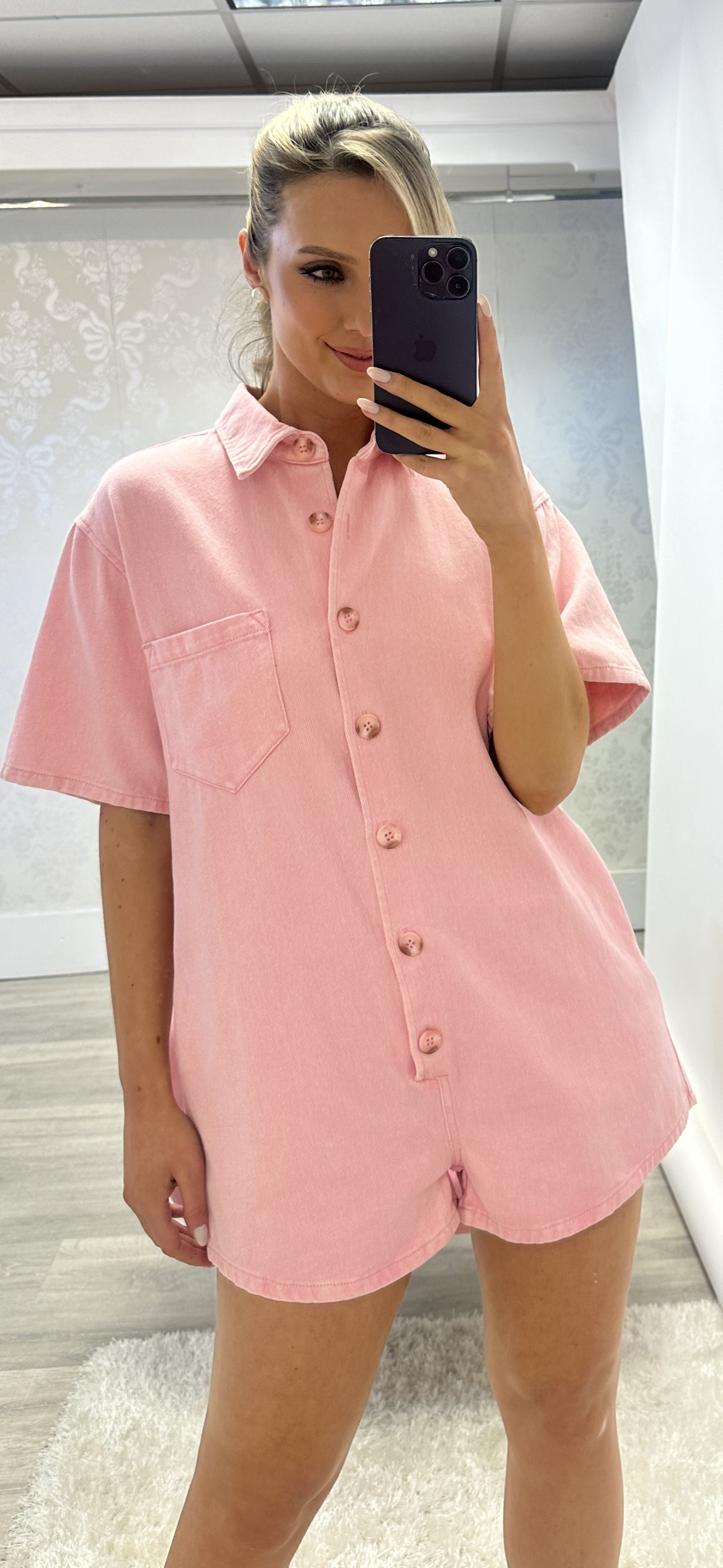 Pink Playsuit