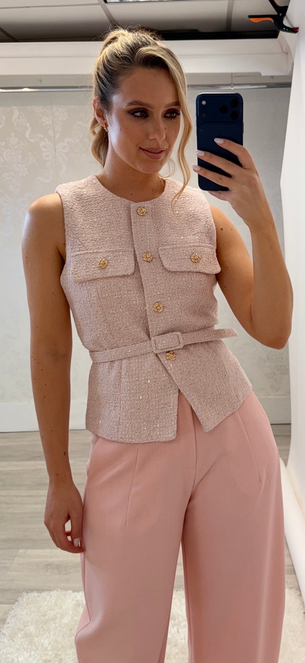 Pink Barrel Pants