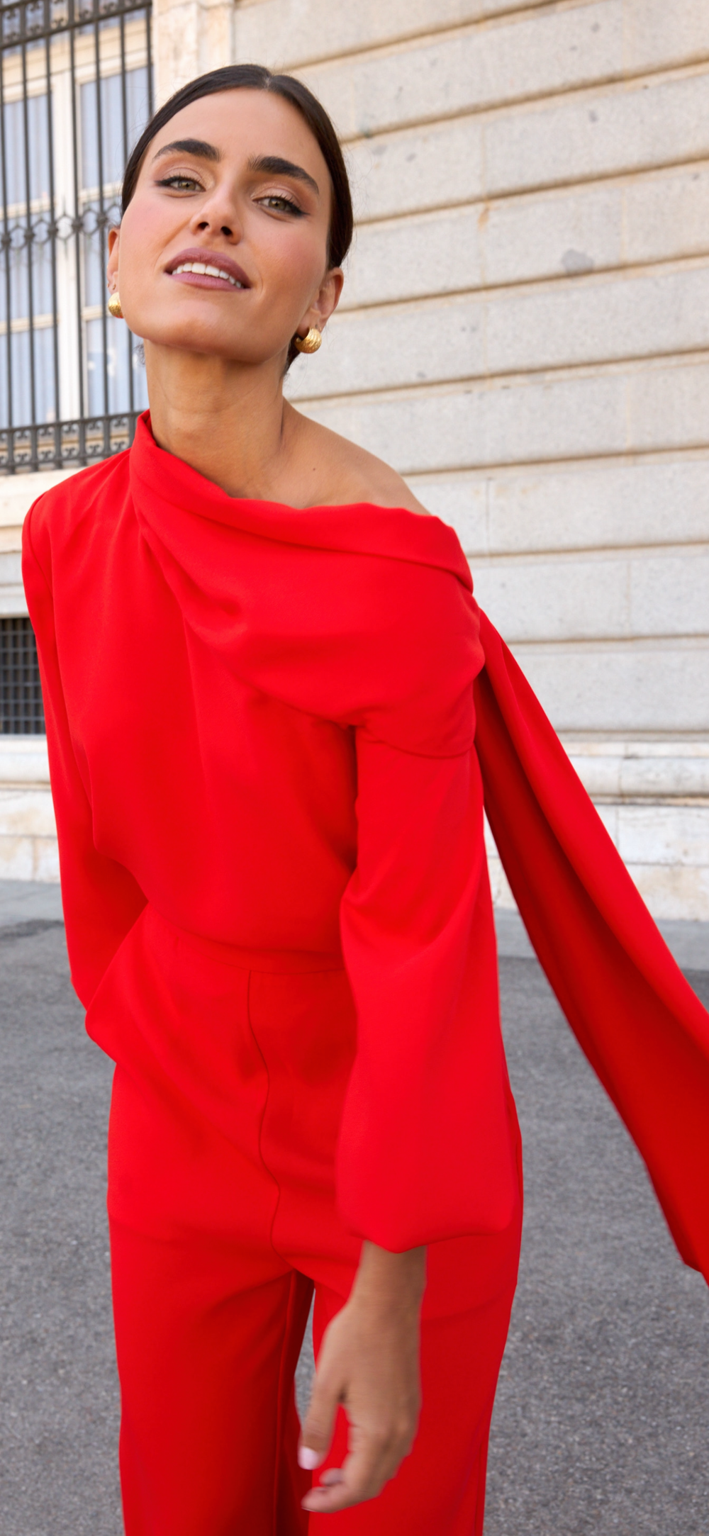 Red Drape Set