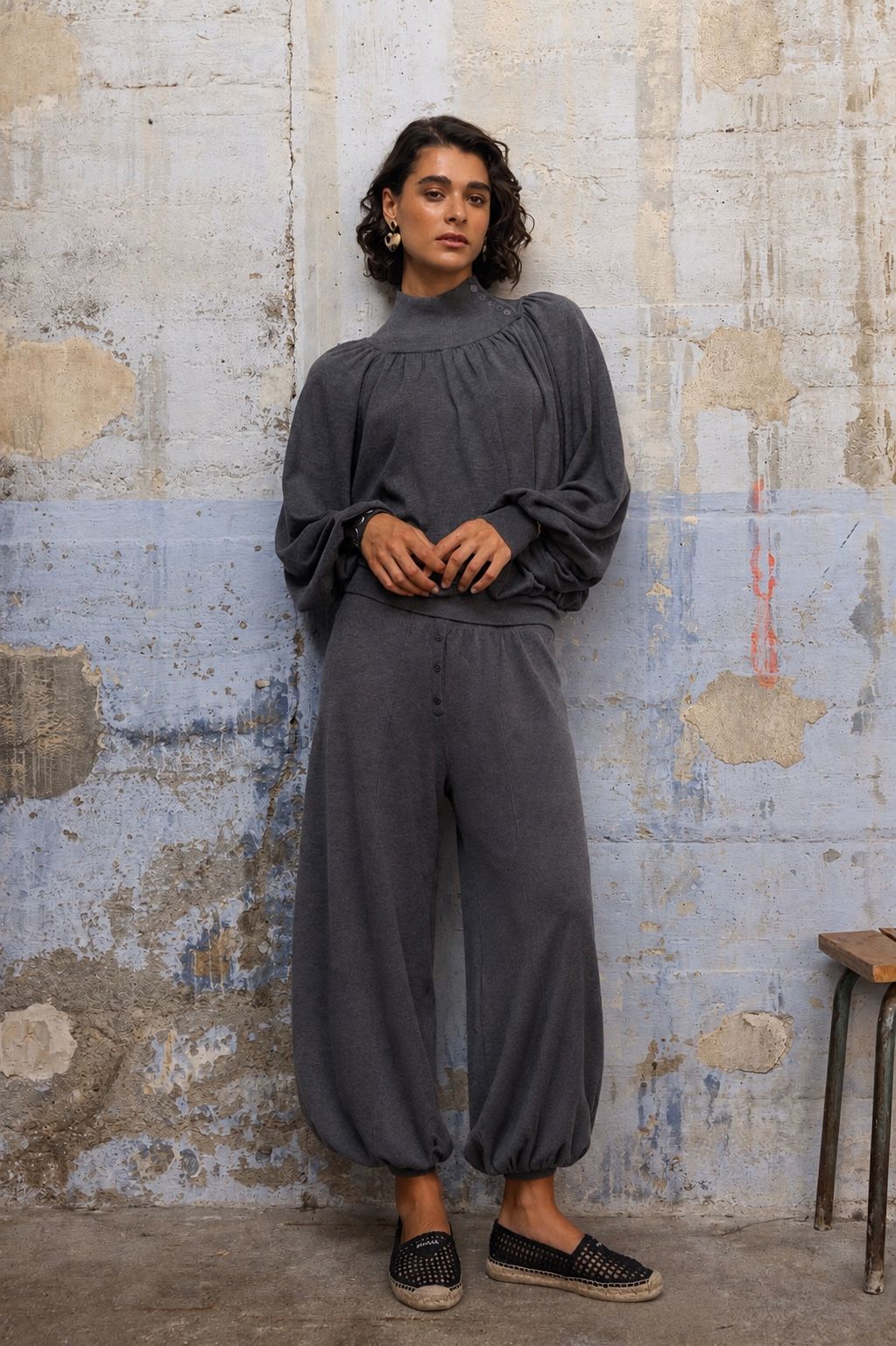 Grey Knit Set