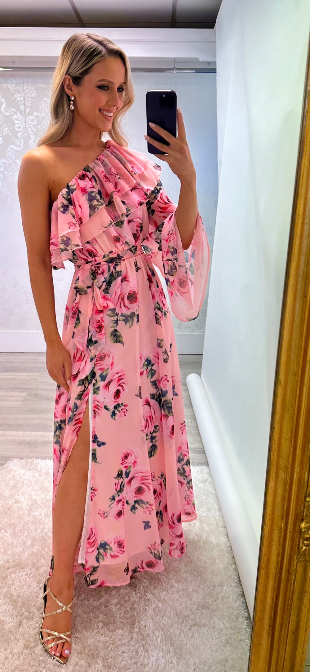 Pink Floral Dress