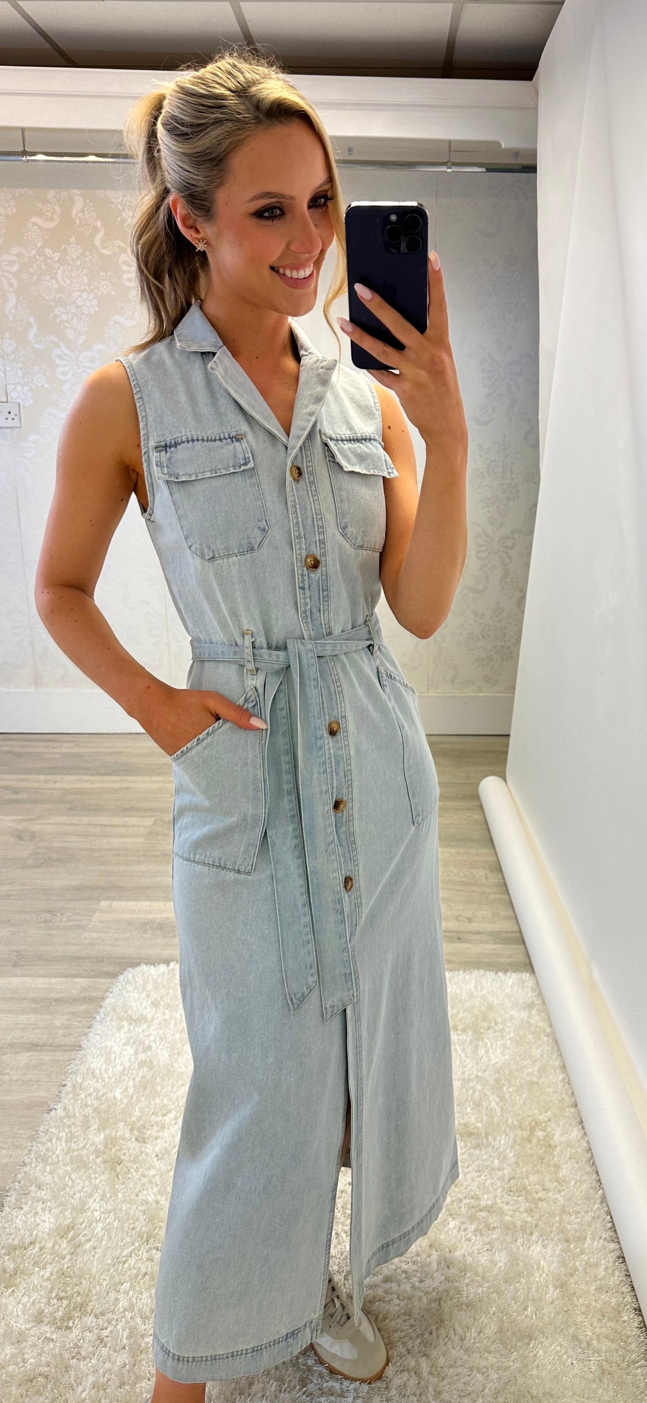 Faded Midi Dress