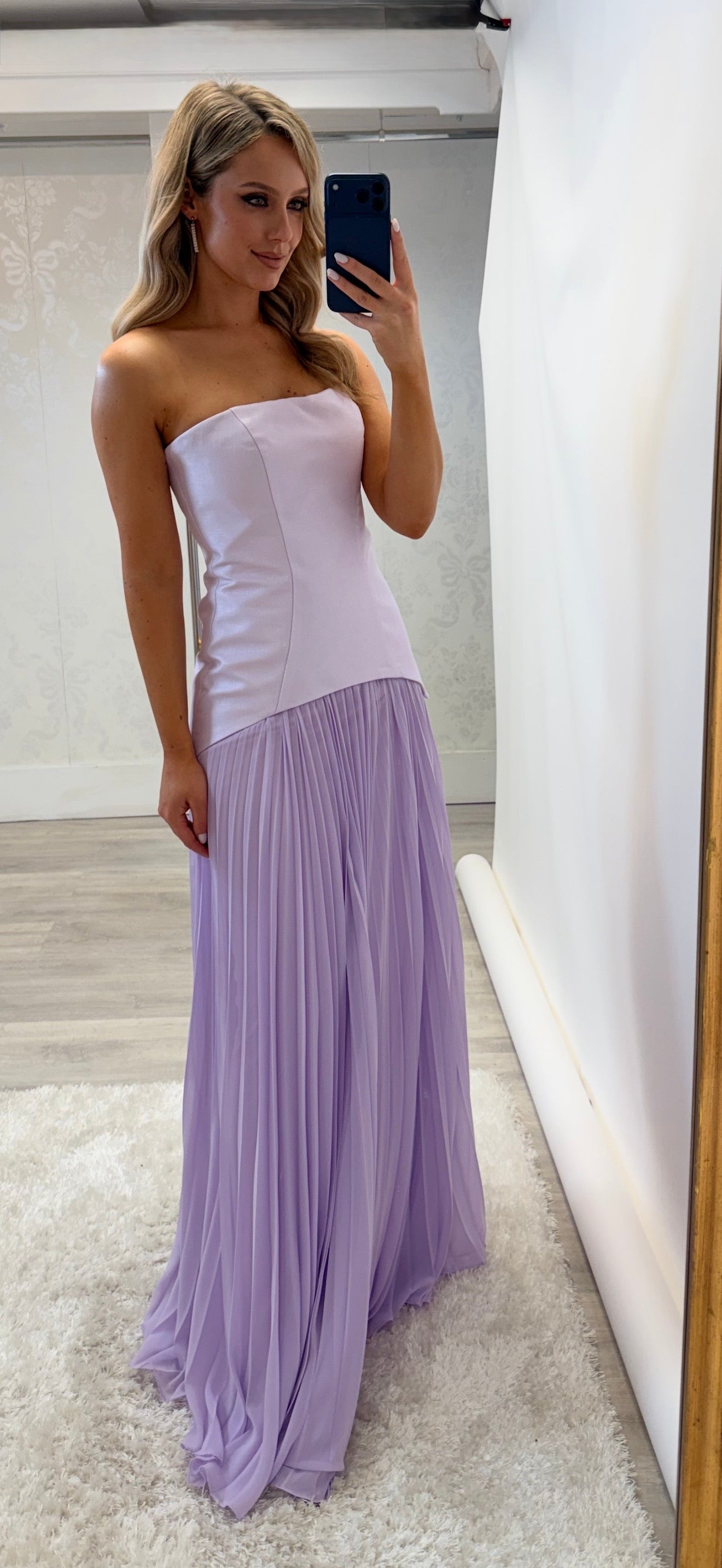 Lilac Pleat Maxi