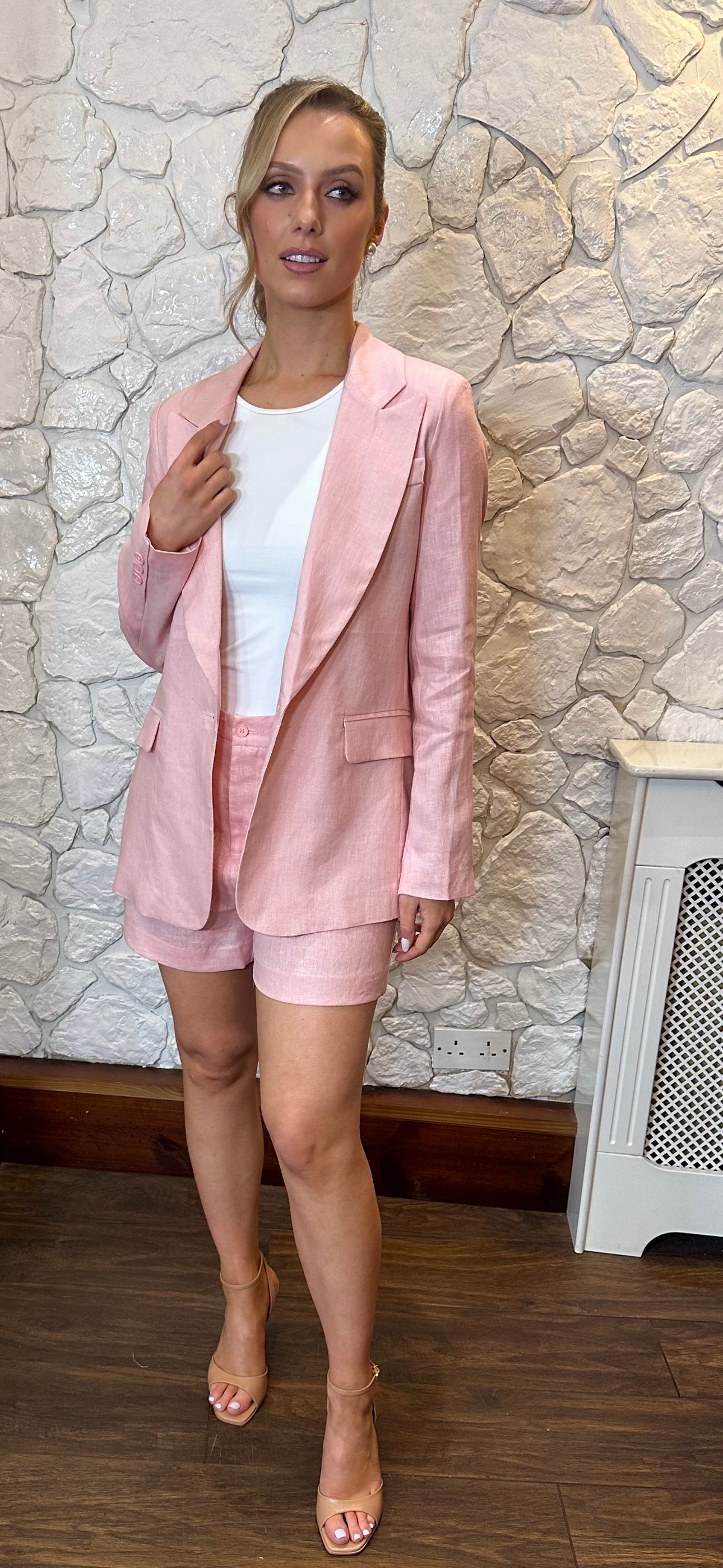 Pink Linen Set