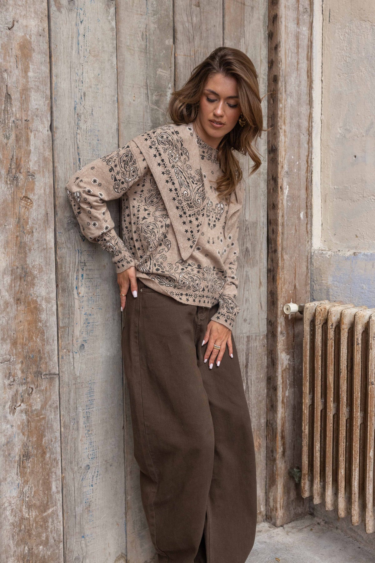 Slim Paisley Jumper