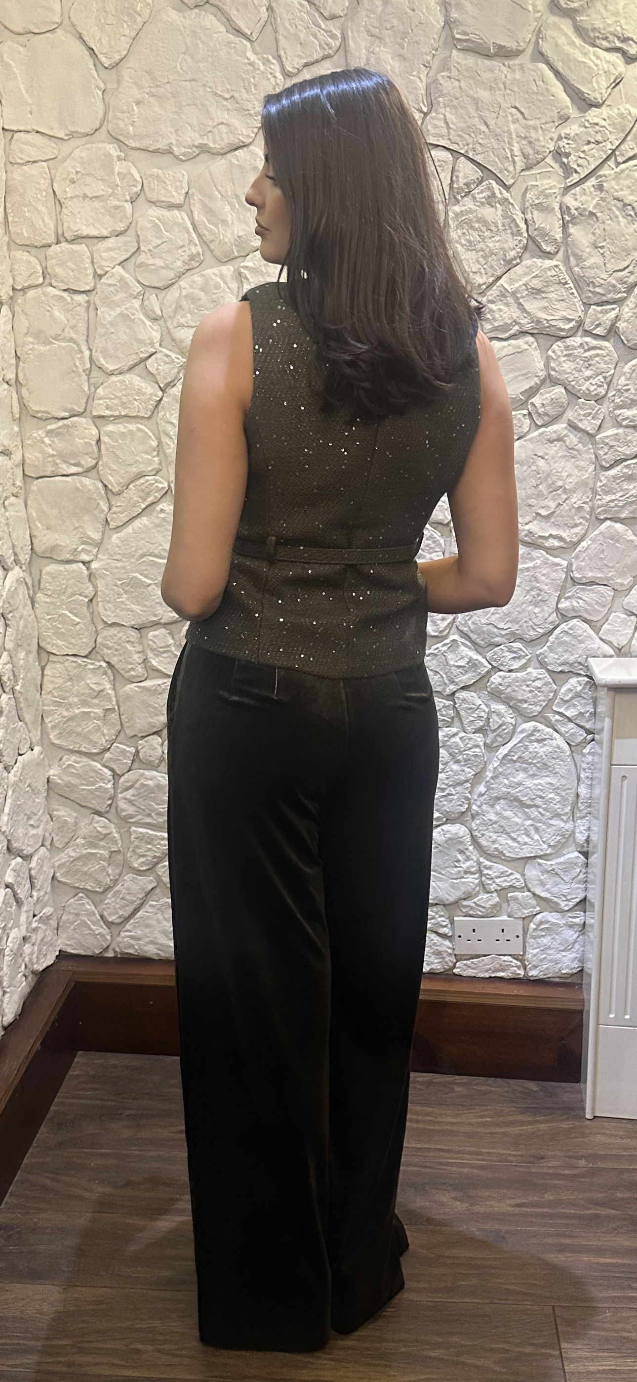 Green Speckle Waistcoat