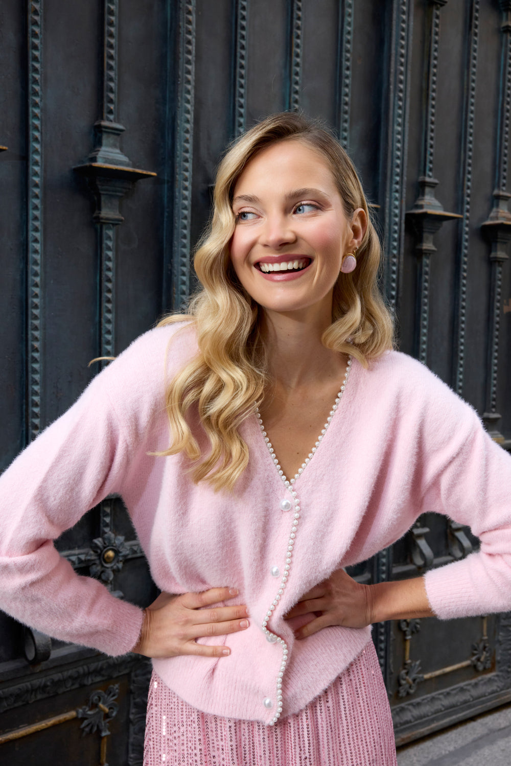 Pink Pearl Cardi
