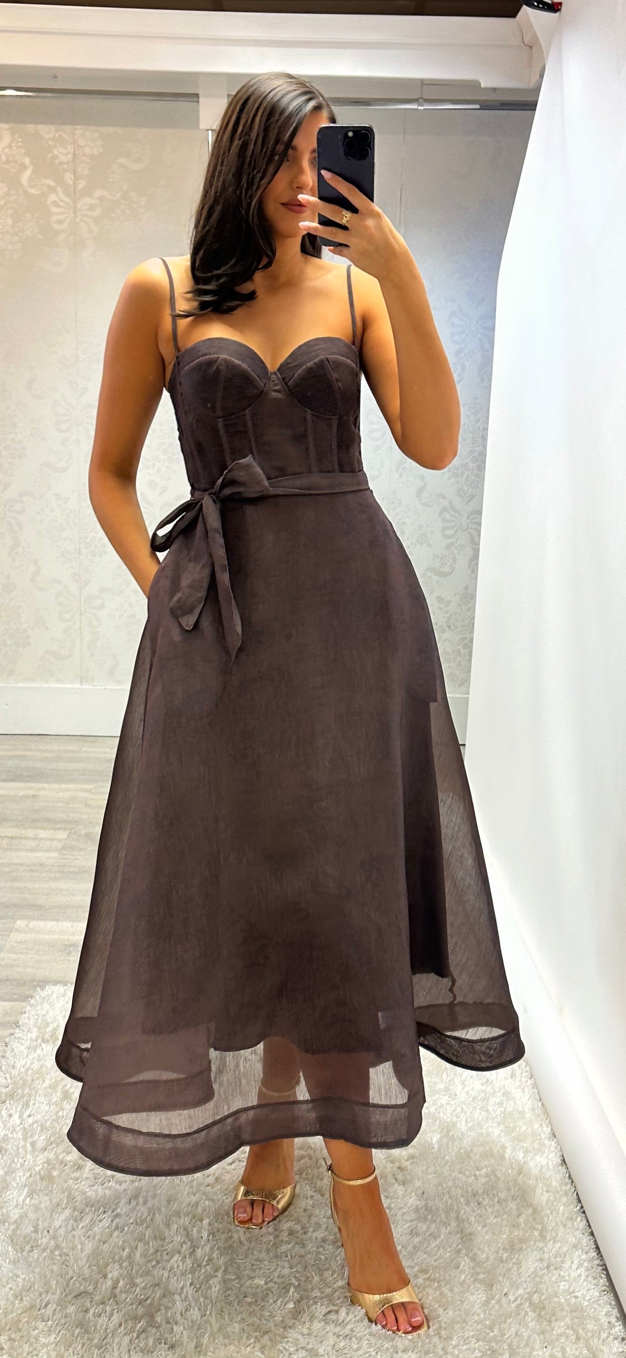 Choco Swing Dress