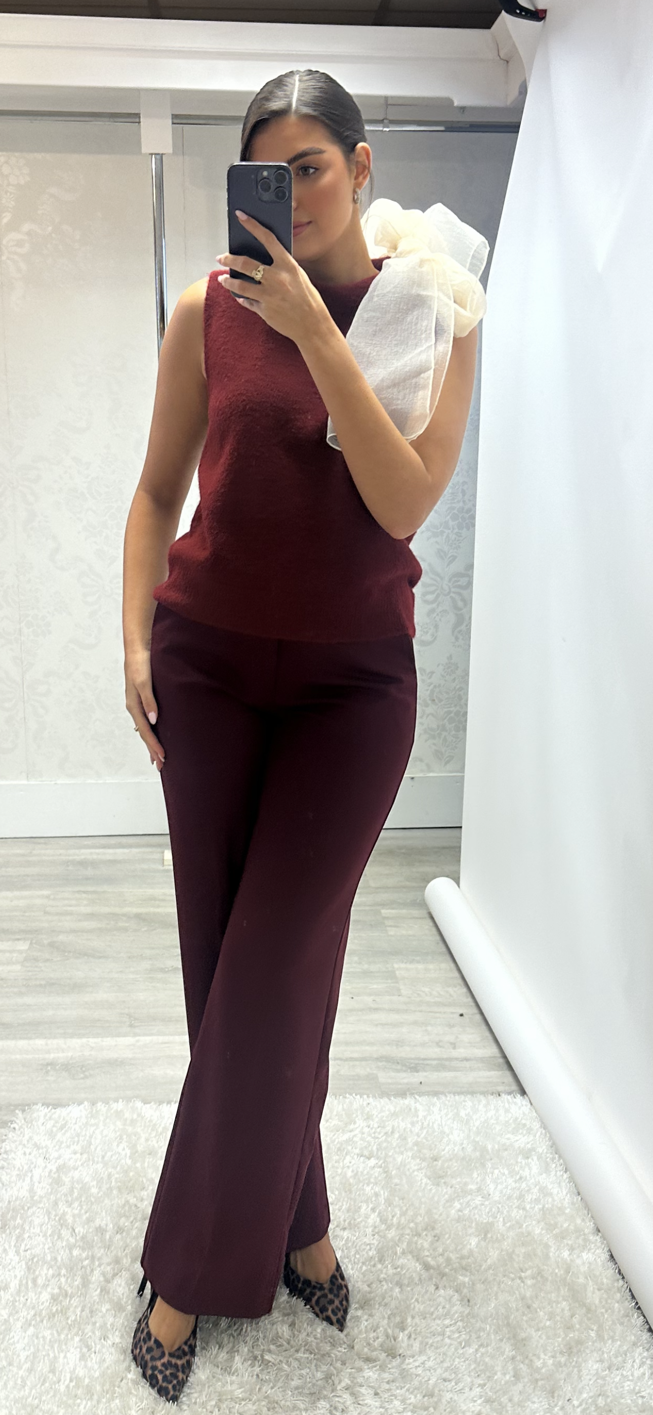 Burgundy Pants