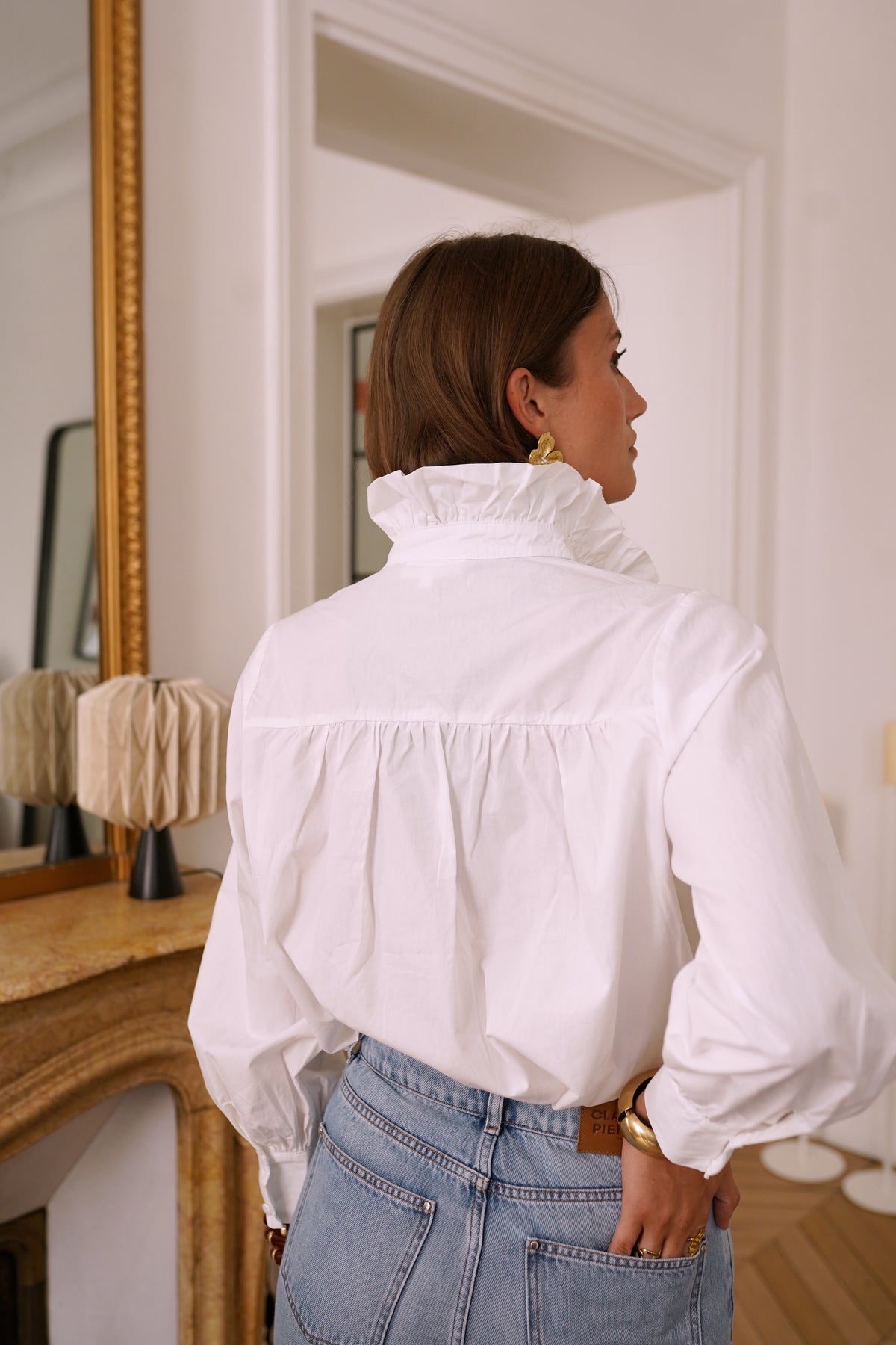 White Collar Shirt