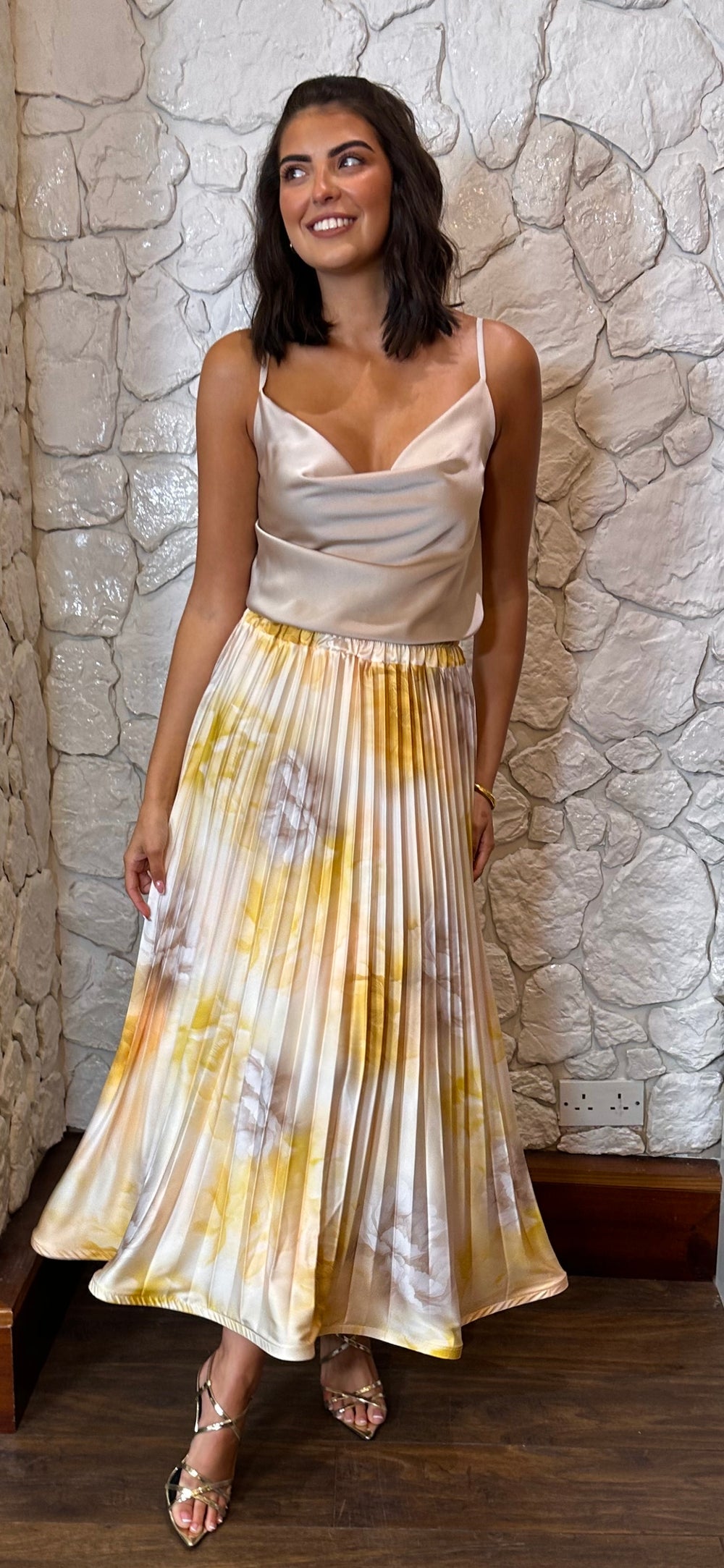 Lemon Print Skirt