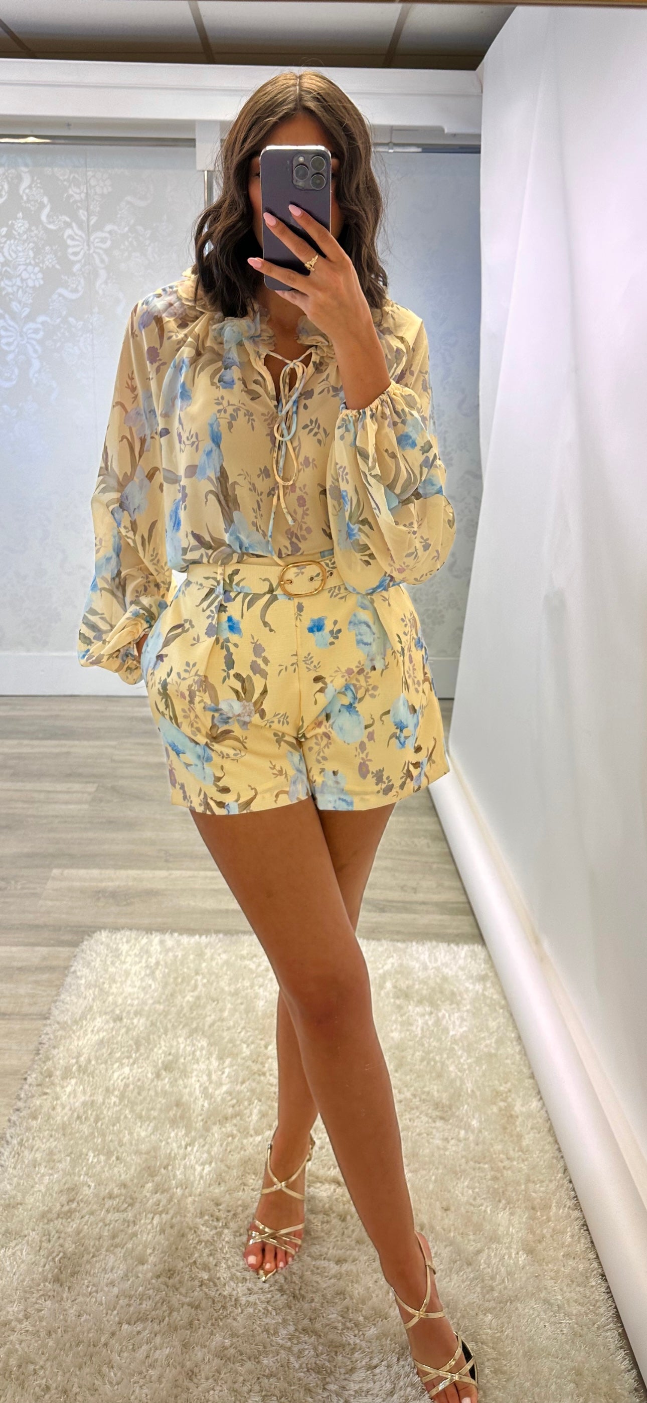 Lemon Floral Set