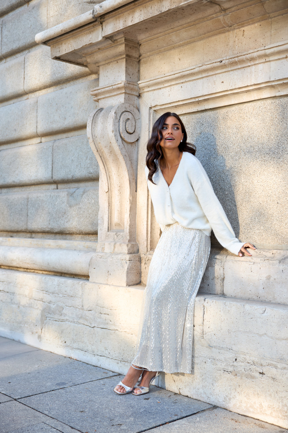 Ivory Pearl Cardi