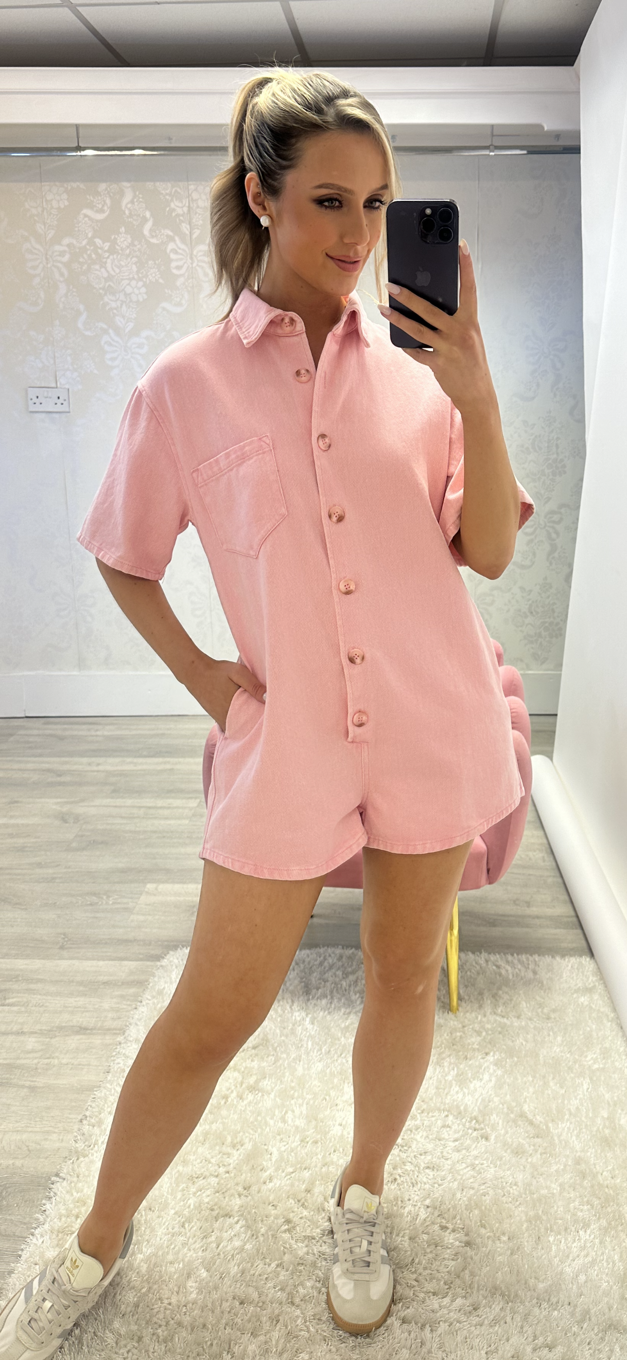 Pink Playsuit