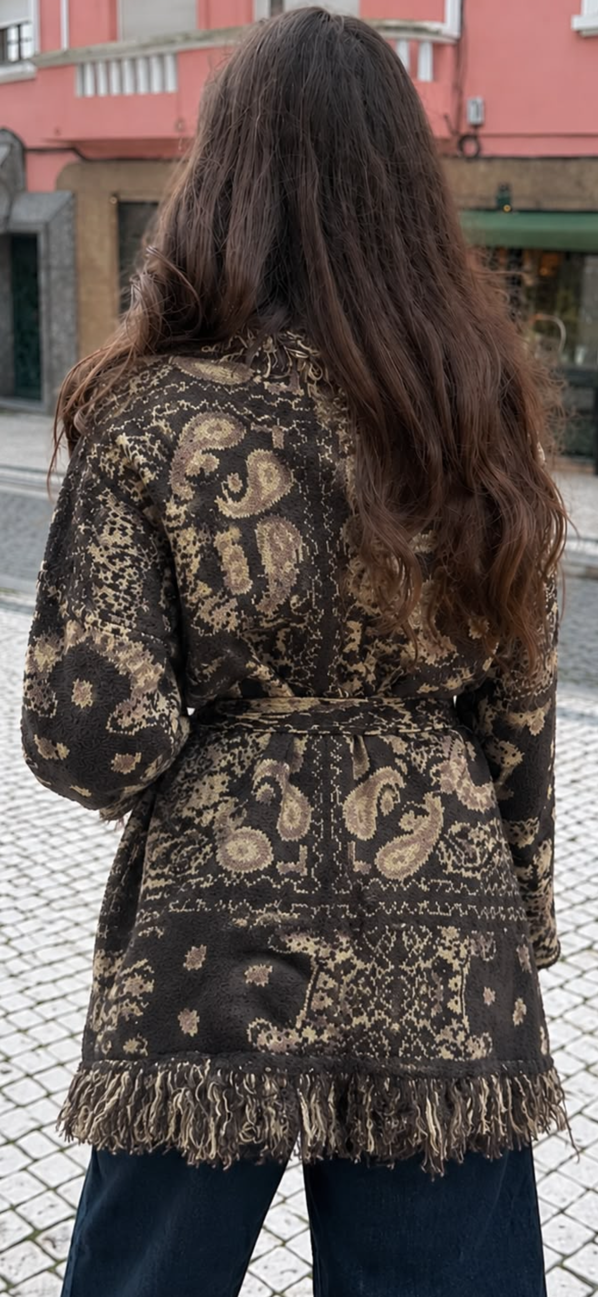 Chocolate Wrap Knit