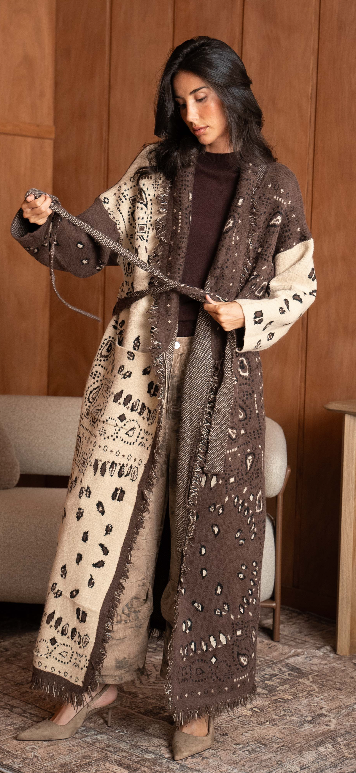 Chocolate Maxi Knit