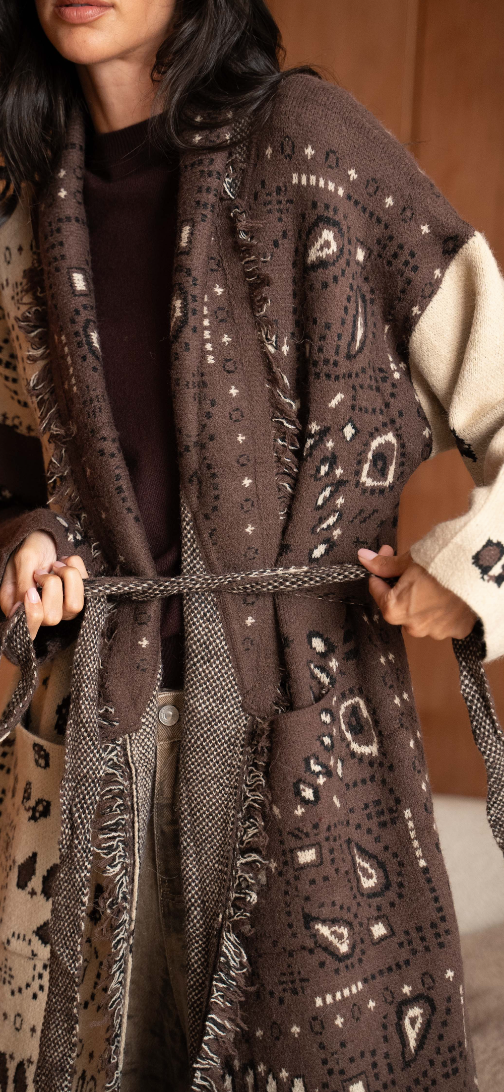 Chocolate Maxi Knit
