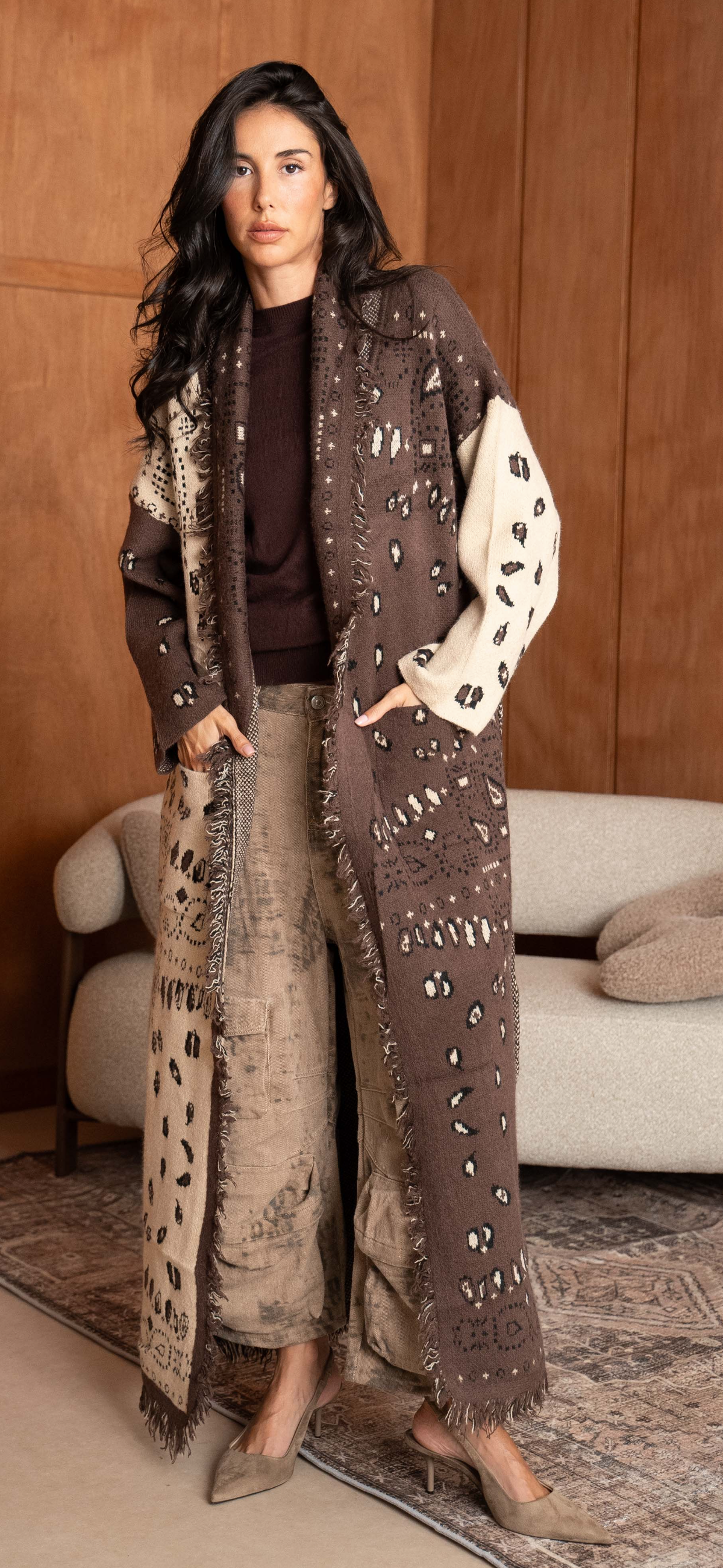 Chocolate Maxi Knit