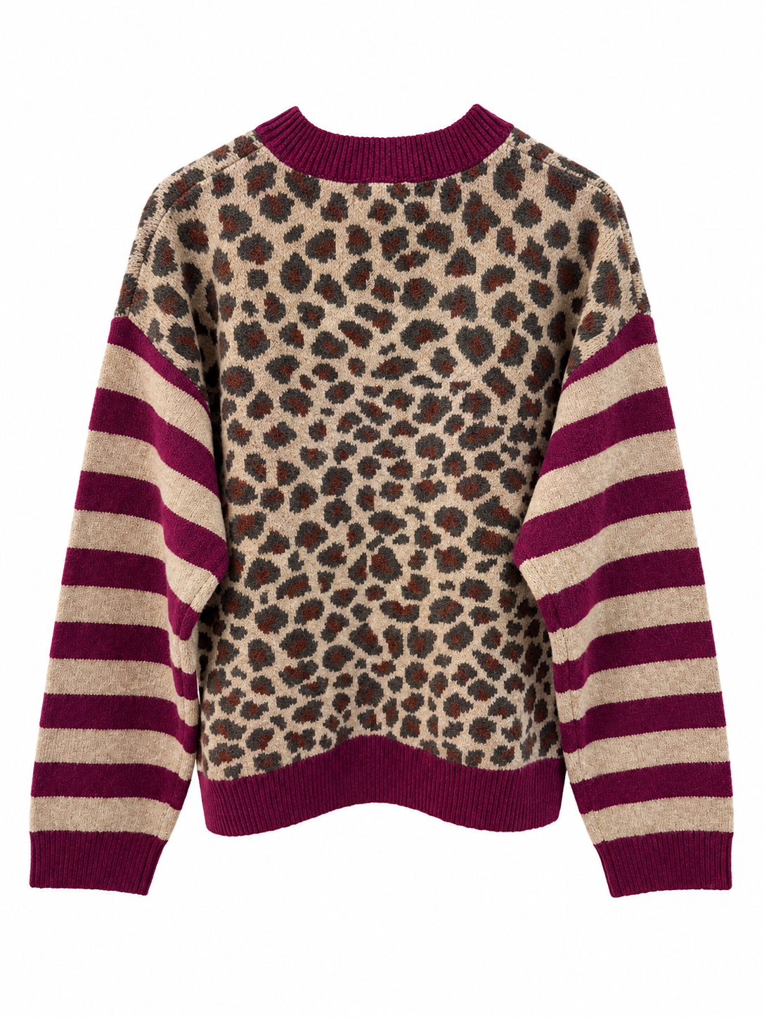 Burgundy Leopard